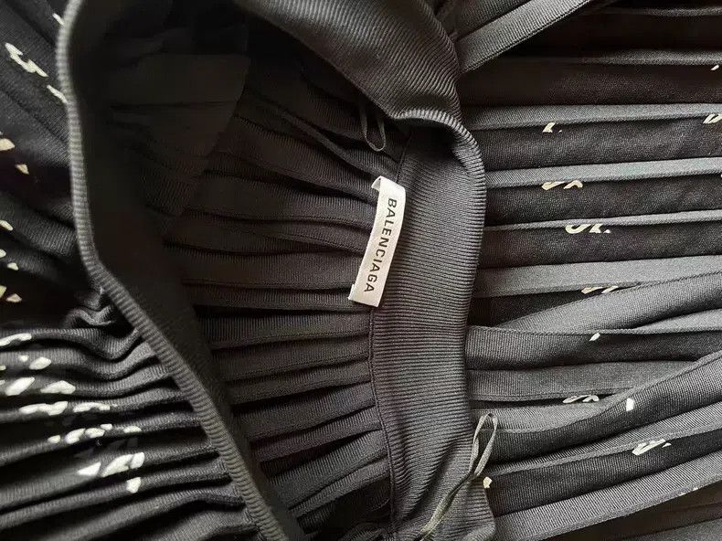Balenciaga Balenciaga size M Pleated Skirt Size 23" - 3 Thumbnail