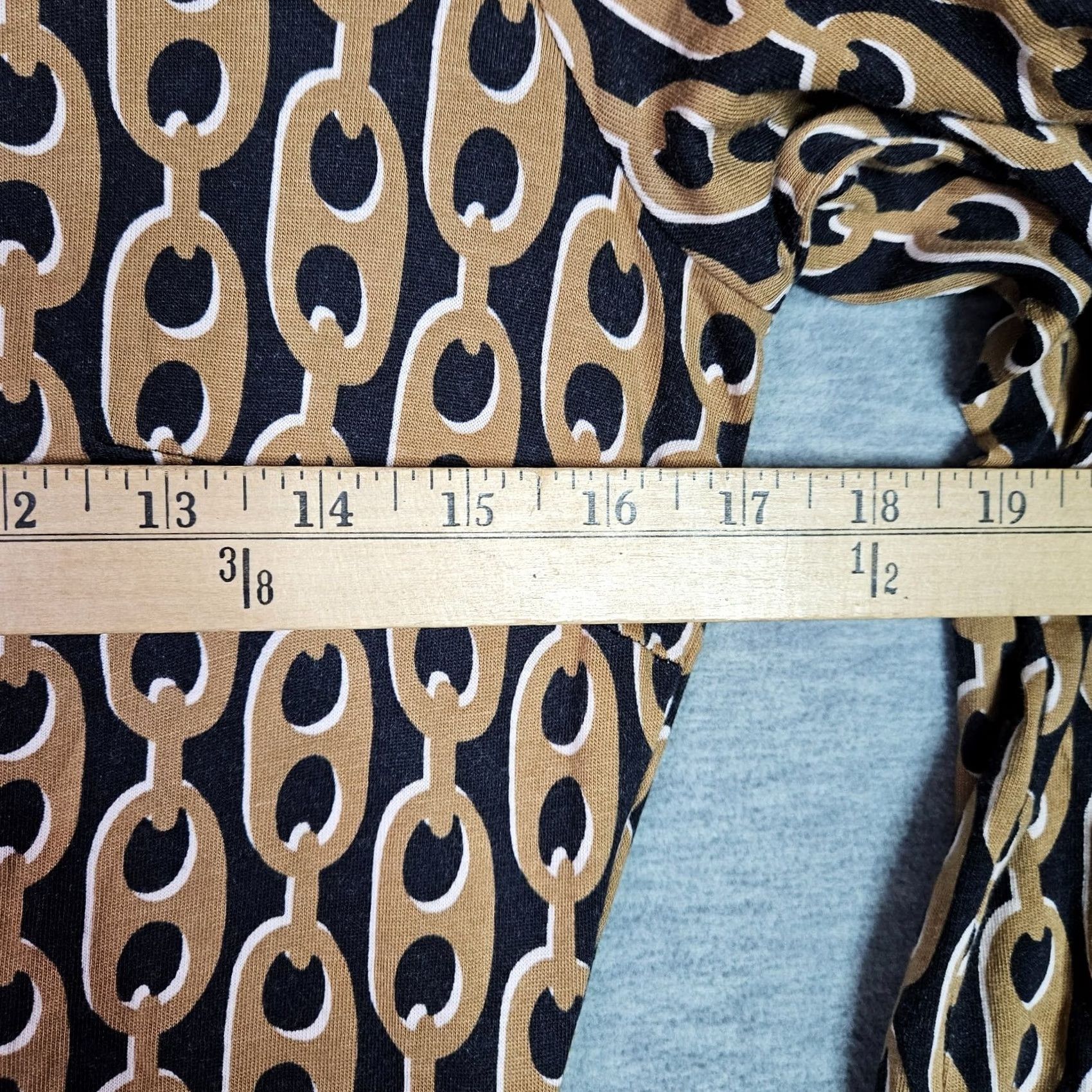 Boden Boden Dress Womens 4P Wrap Dress Geometric Brown Long Sleeve A-Line Casual Shirt? Size S / US 4 / IT 40 - 5 Thumbnail