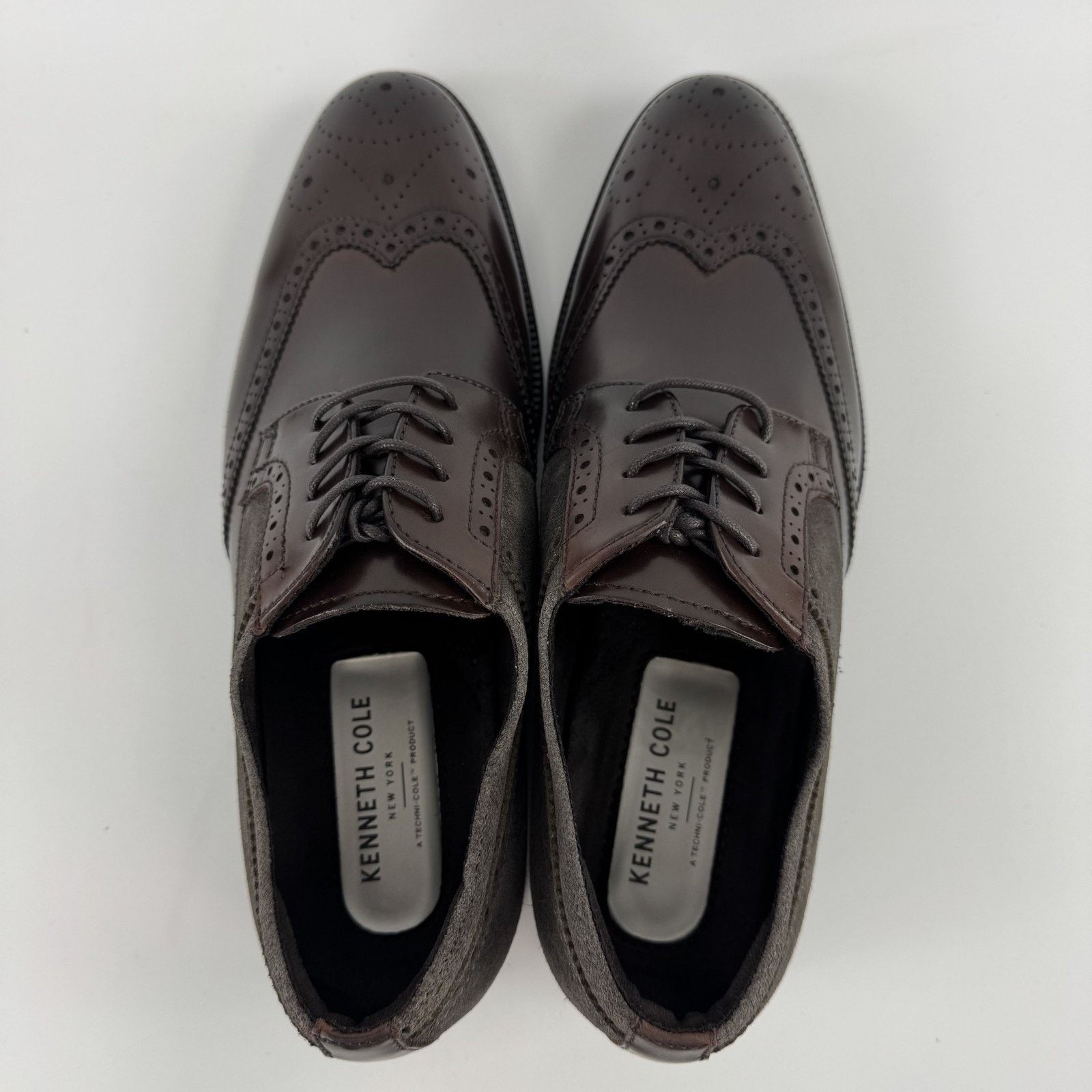 Kenneth Cole Kenneth Cole New York Brock Wing Tip Dress Shoes Size US 7.5 / EU 40-41 - 3 Thumbnail