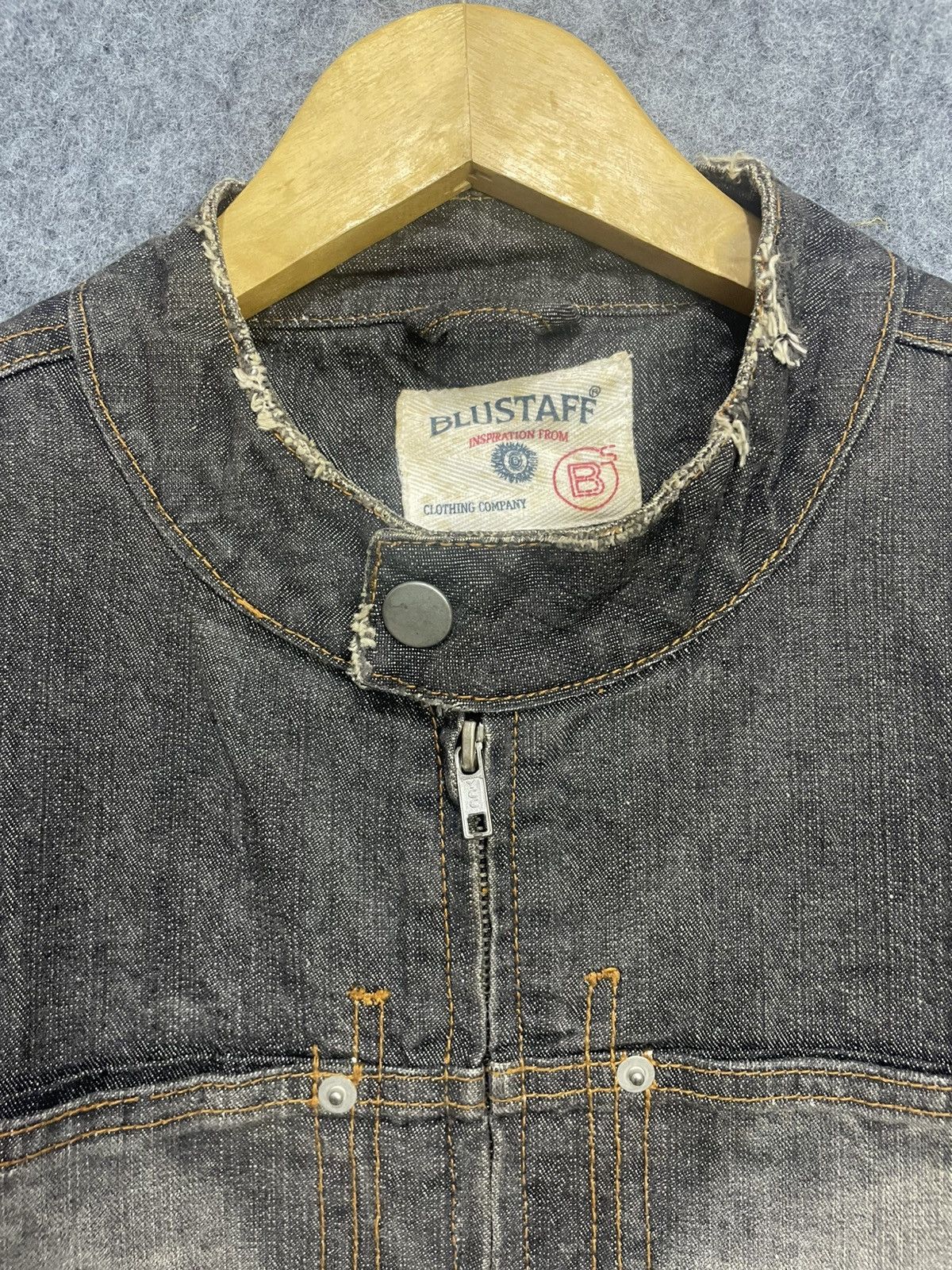 Japanese Brand Blustaff Denim Jacket Size US M / EU 48-50 / 2 - 2 Thumbnail
