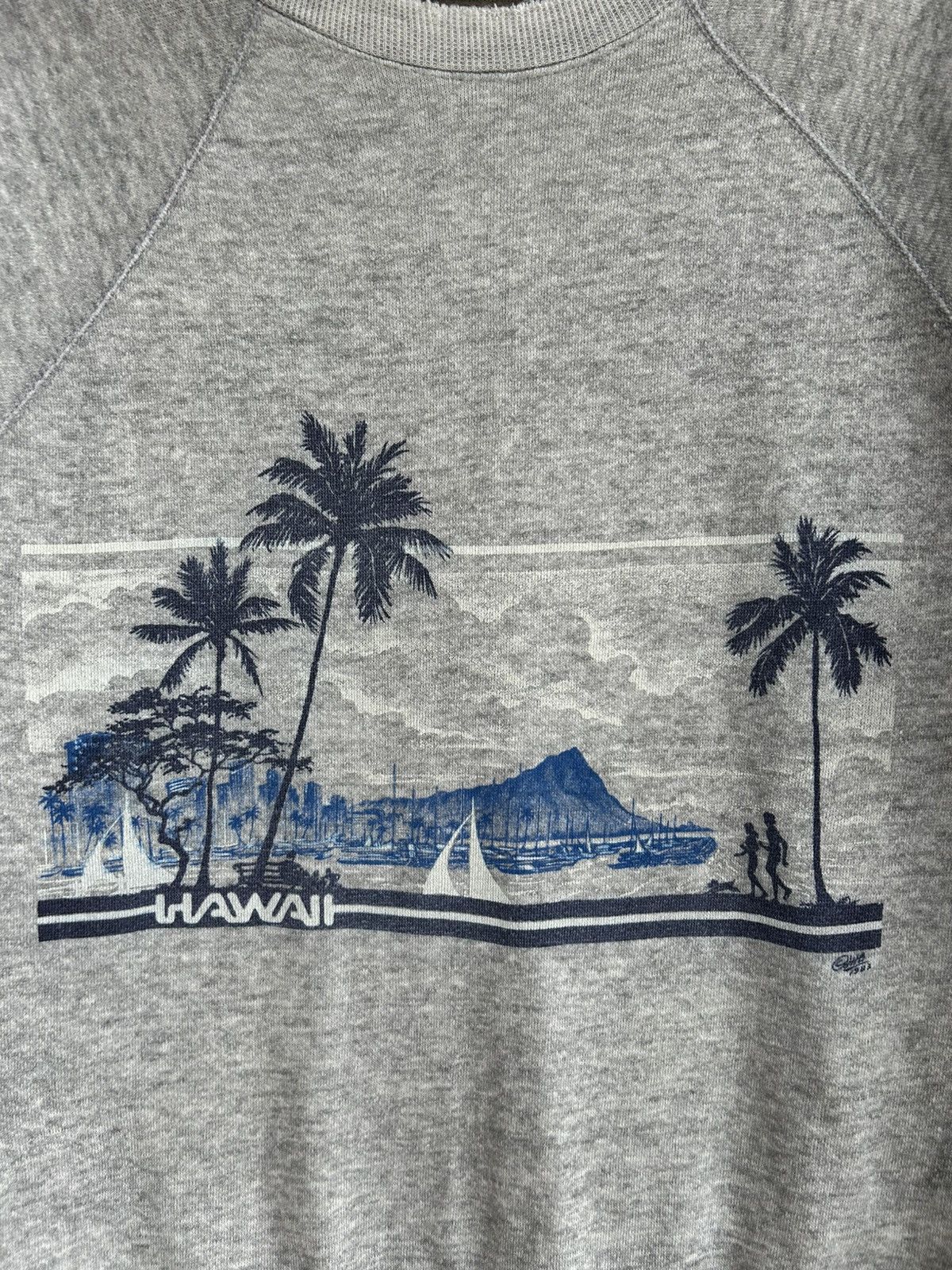 Vintage Vintage 80’s Hawaii Panorama Sweatshirt Size US S / EU 44-46 / 1 - 2 Thumbnail