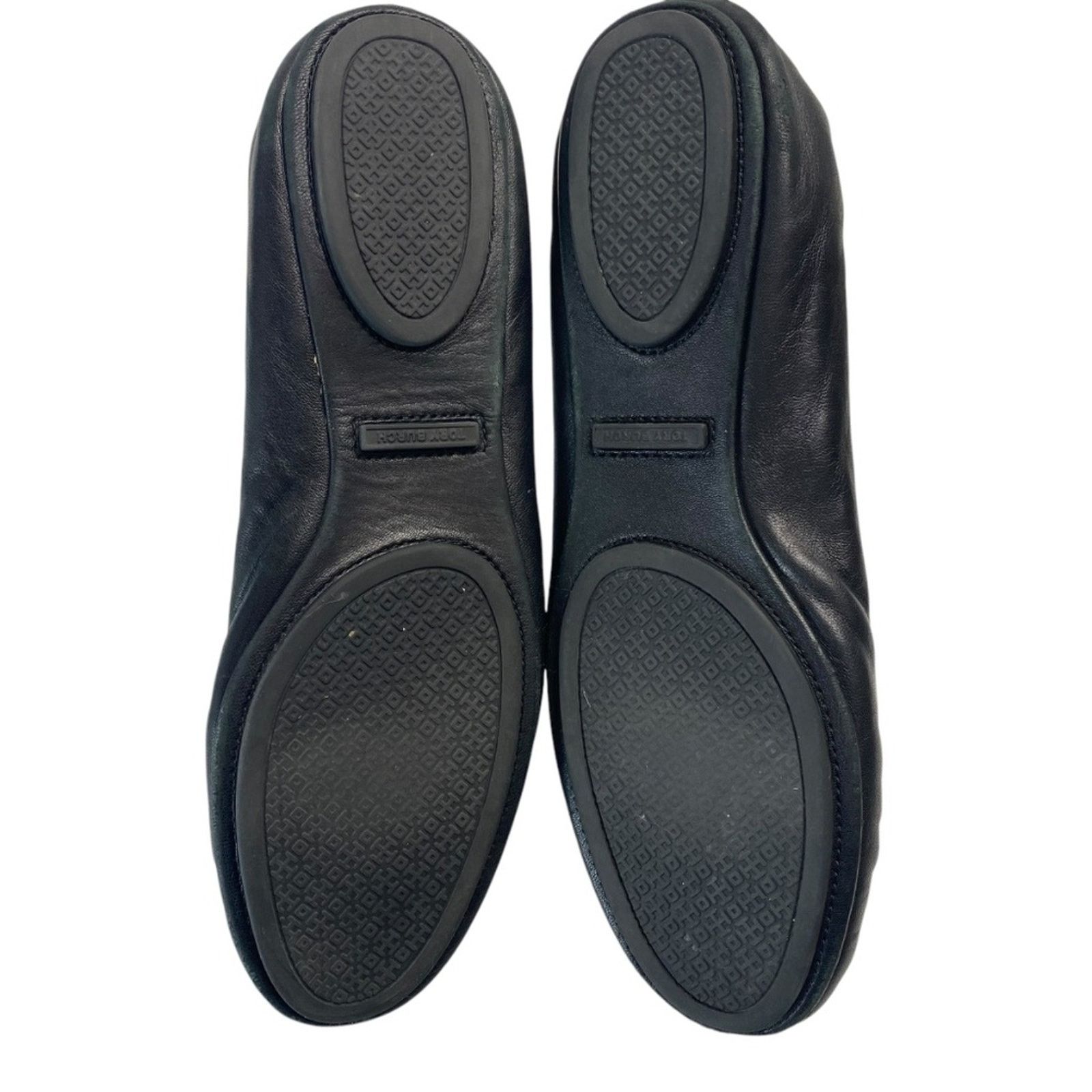 Tory Burch TORY BURCH Minnie Travel Leather Flats in Black Size 9.5 Size US 9.5 / IT 39.5 - 6 Thumbnail