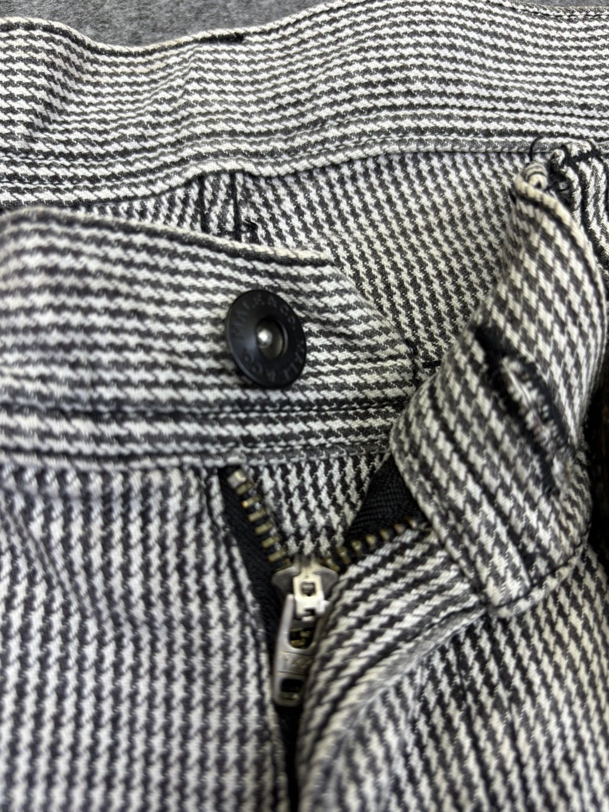 Japanese Brand 💥Flare Houndstooth💥Male&Co Insane Fade Flare Pant F854 Size US 32 / EU 48 - 7 Thumbnail