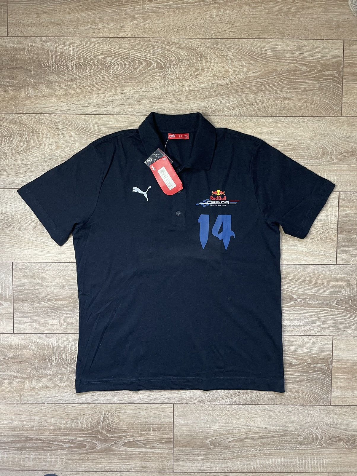 Puma Puma red bull formula 1 David Coulthard 14 polo Size US L / EU 52-54 / 3 - 1 Thumbnail