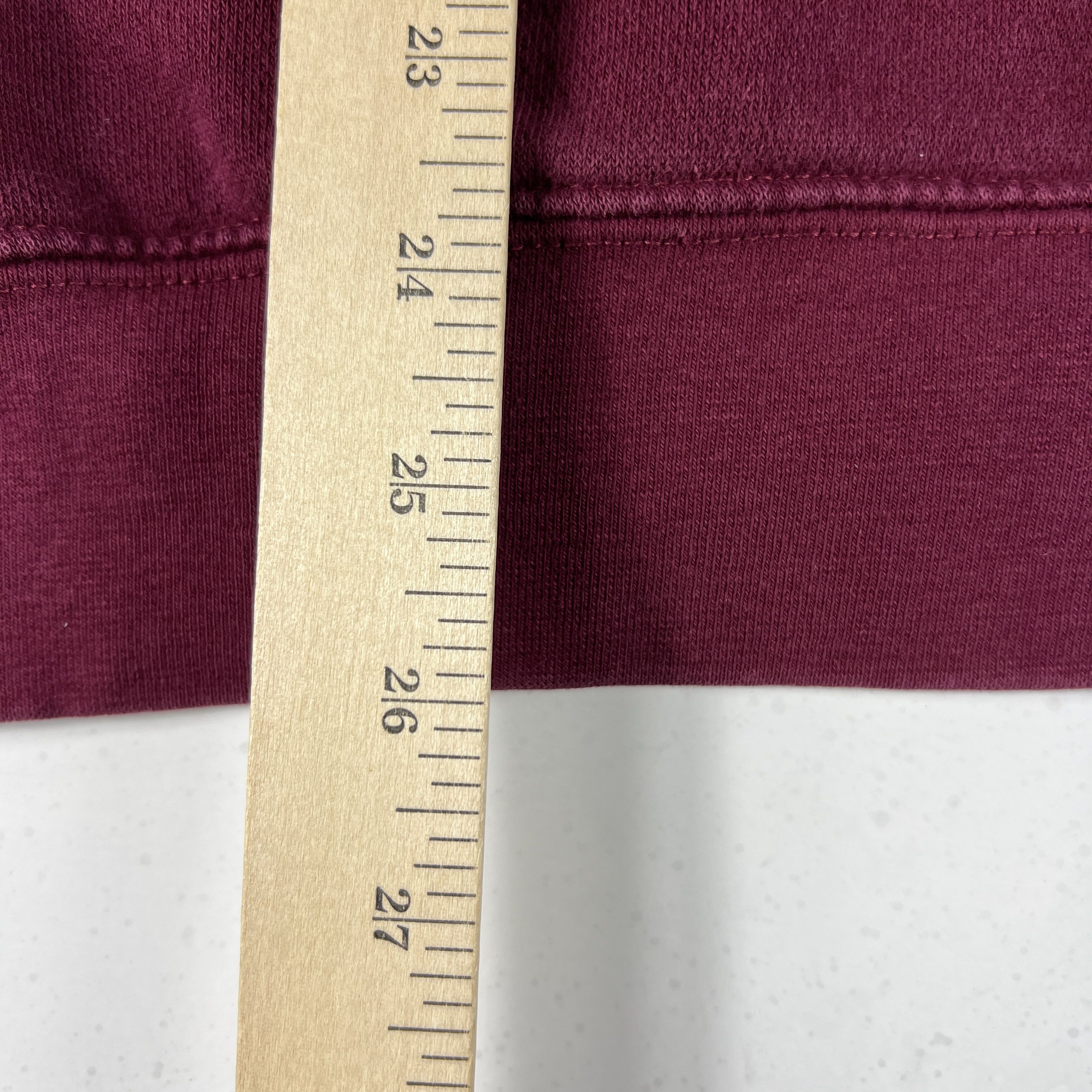 J. America × NCAA Y2K Mississippi State Bulldogs Sweatshirt Red Faded Hoodie Size US L / EU 52-54 / 3 - 14 Thumbnail
