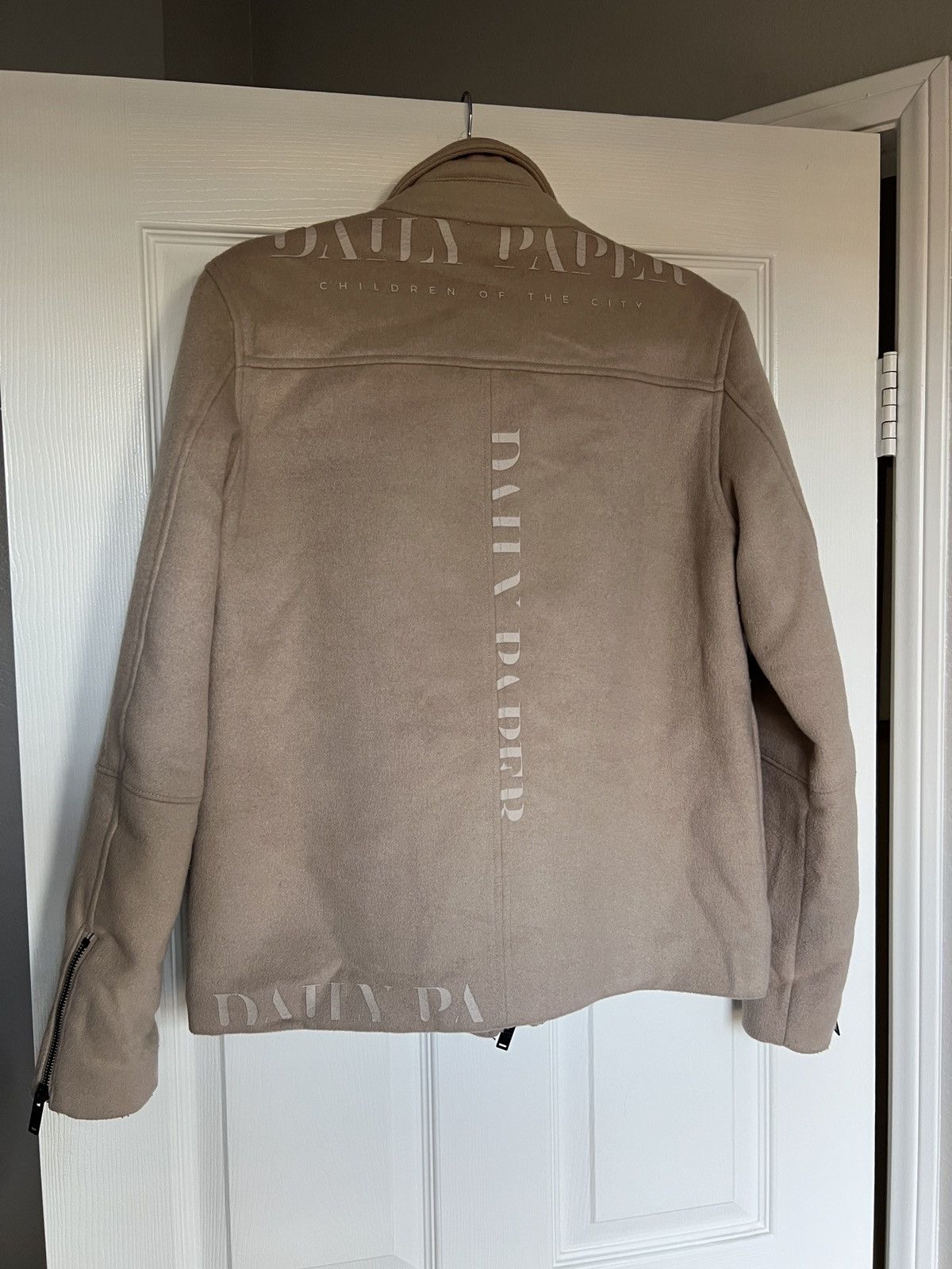 Daily Paper Daily Paper FW17 Wool Blend Zip Biker Jacket Size US M / EU 48-50 / 2 - 4 Thumbnail