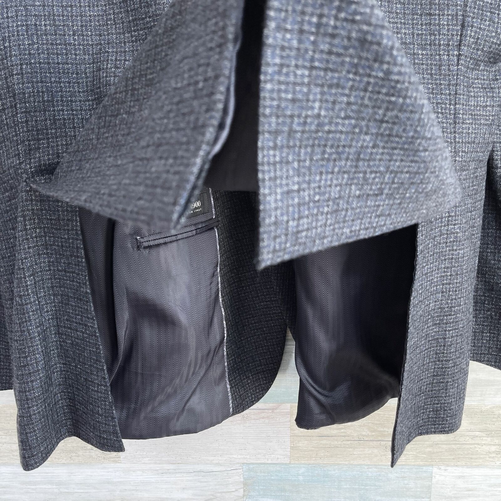 Jos. A. Bank Jos A Bank Reserve Tollegno 1900 Sport Coat Gray Tweed 46L Size 46L - 7 Thumbnail
