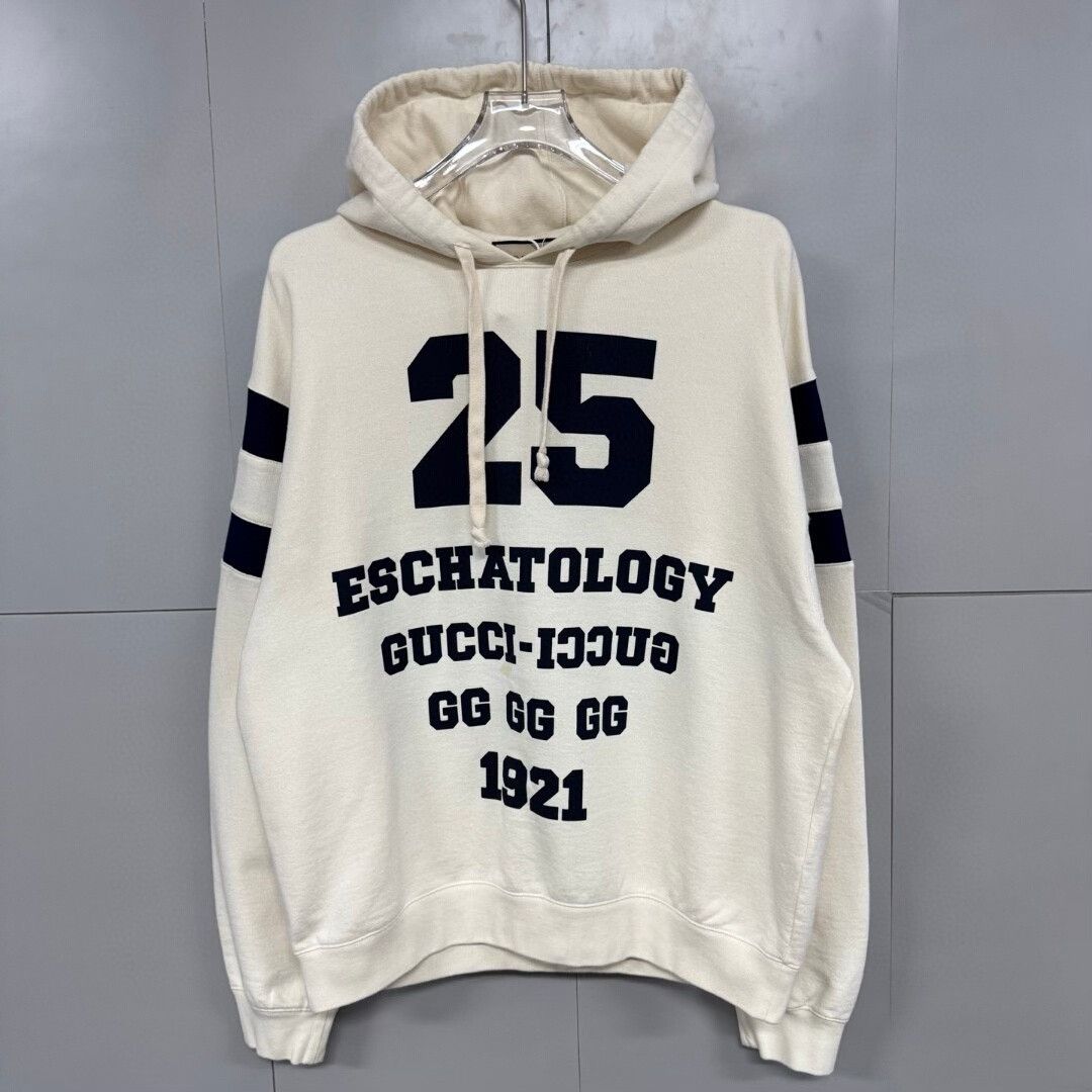 Gucci gucci 1921 series letter print hoodie Size US S / EU 44-46 / 1 - 1 Thumbnail