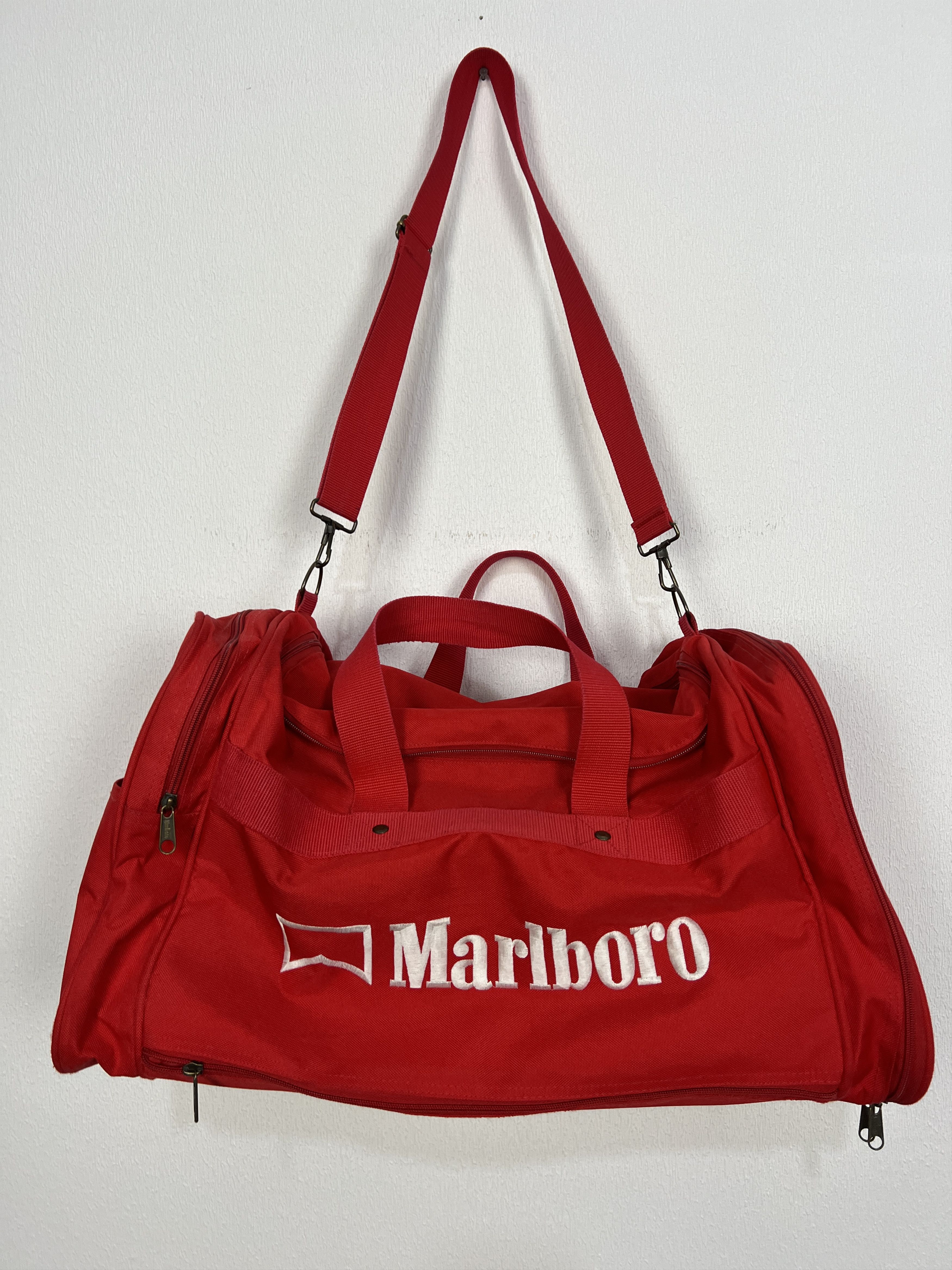 Marlboro Adventure Team Nylon Duffle Sports Gym Bag Promo
