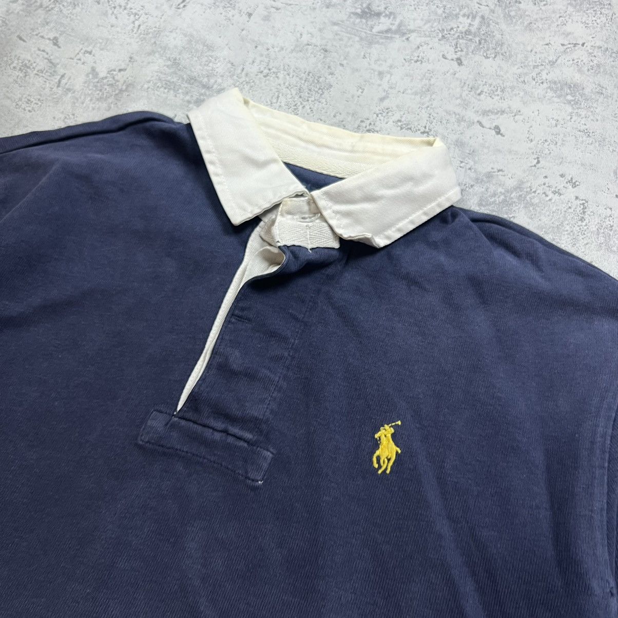 Polo Ralph Lauren 00s Ralph Lauren Vintage Y2K Avant Garde Longsleeve Polo Size US L / EU 52-54 / 3 - 4 Thumbnail