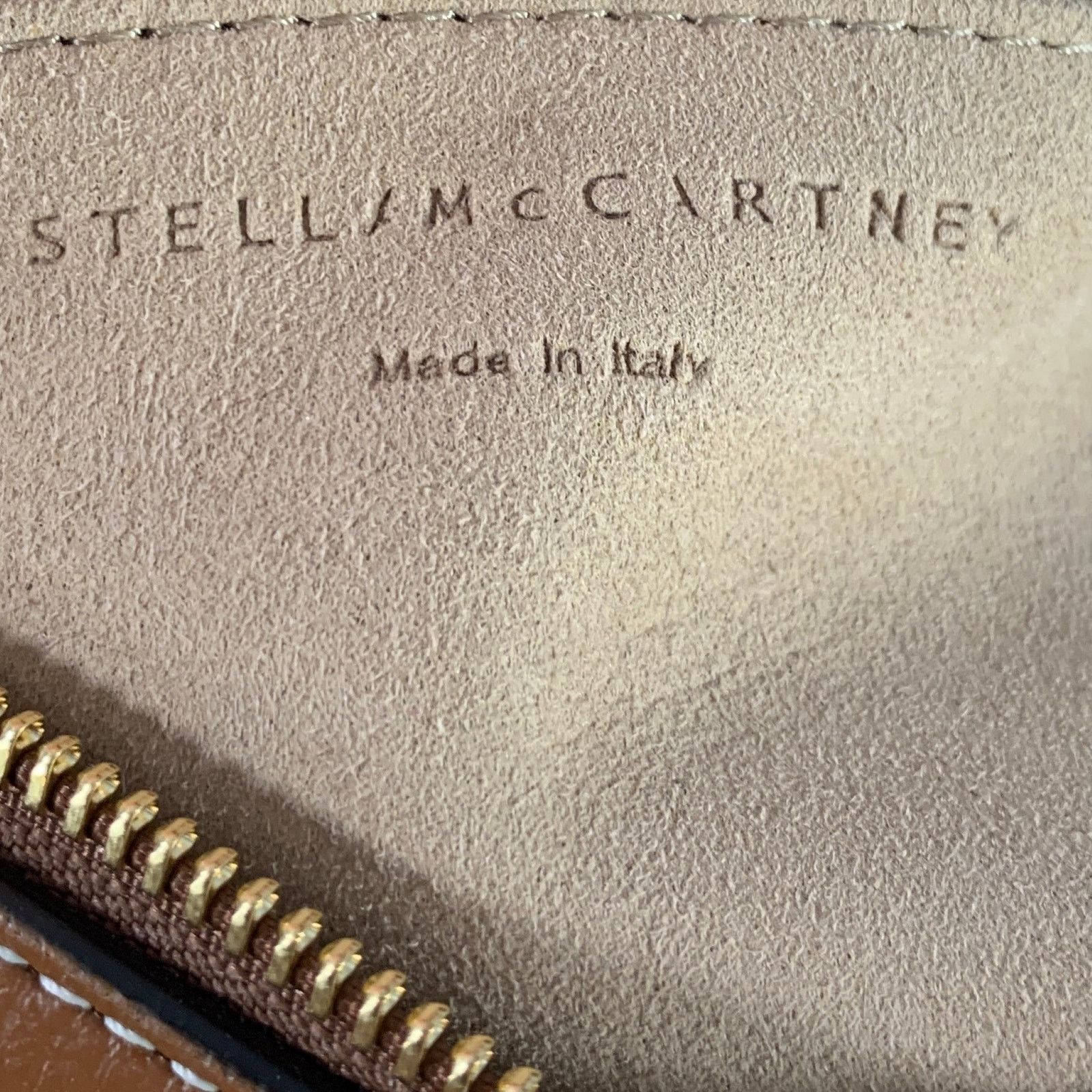 Stella McCartney STELLA McCARTNEY Brown White Studded Faux Leather Handbag Size ONE SIZE - 9 Thumbnail