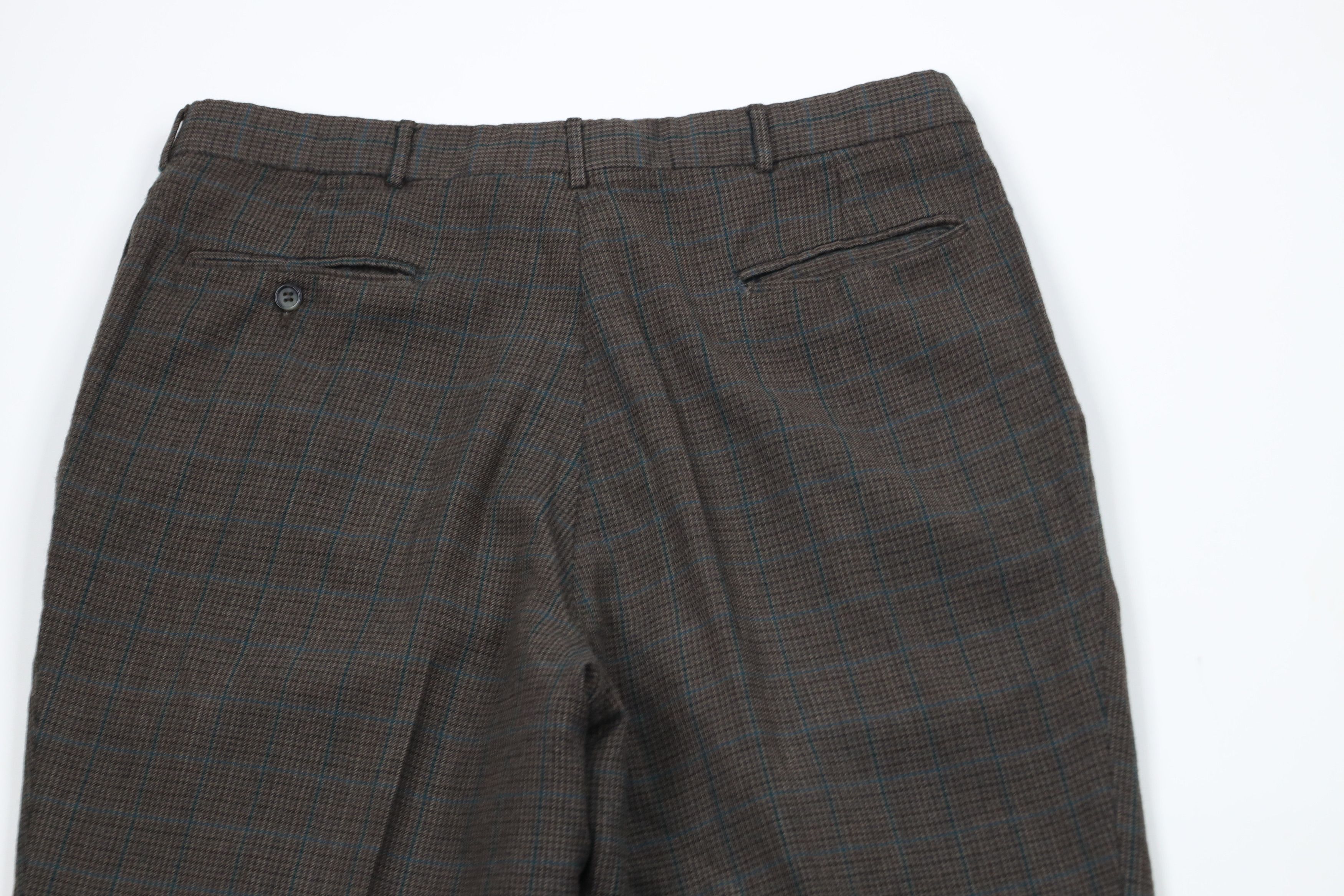 Vintage Vintage 90s Streetwear Tweed Houndstooth Plaid Chino Pants Size US 36 / EU 52 - 9 Thumbnail