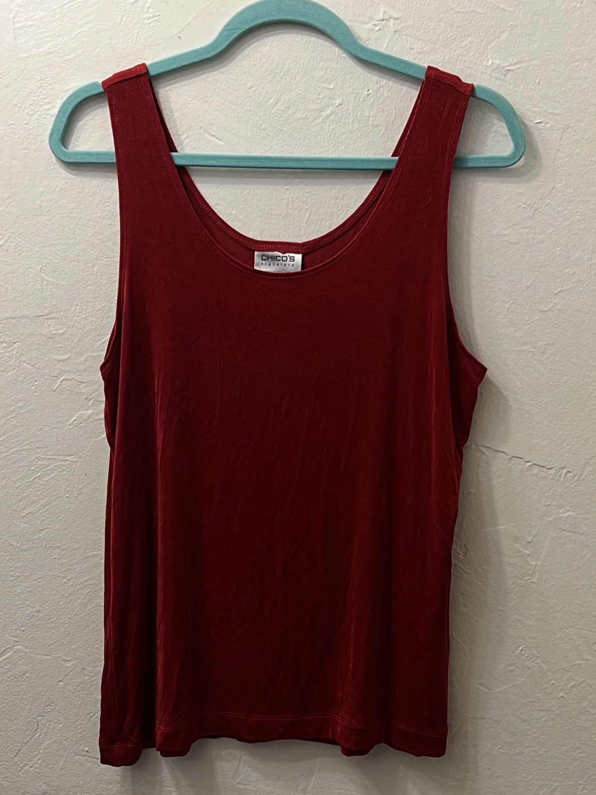 Chicos Chico’s Red Slinky Tank Top, size 2 Size XL / US 12-14 / IT 48-50 - 1 Thumbnail