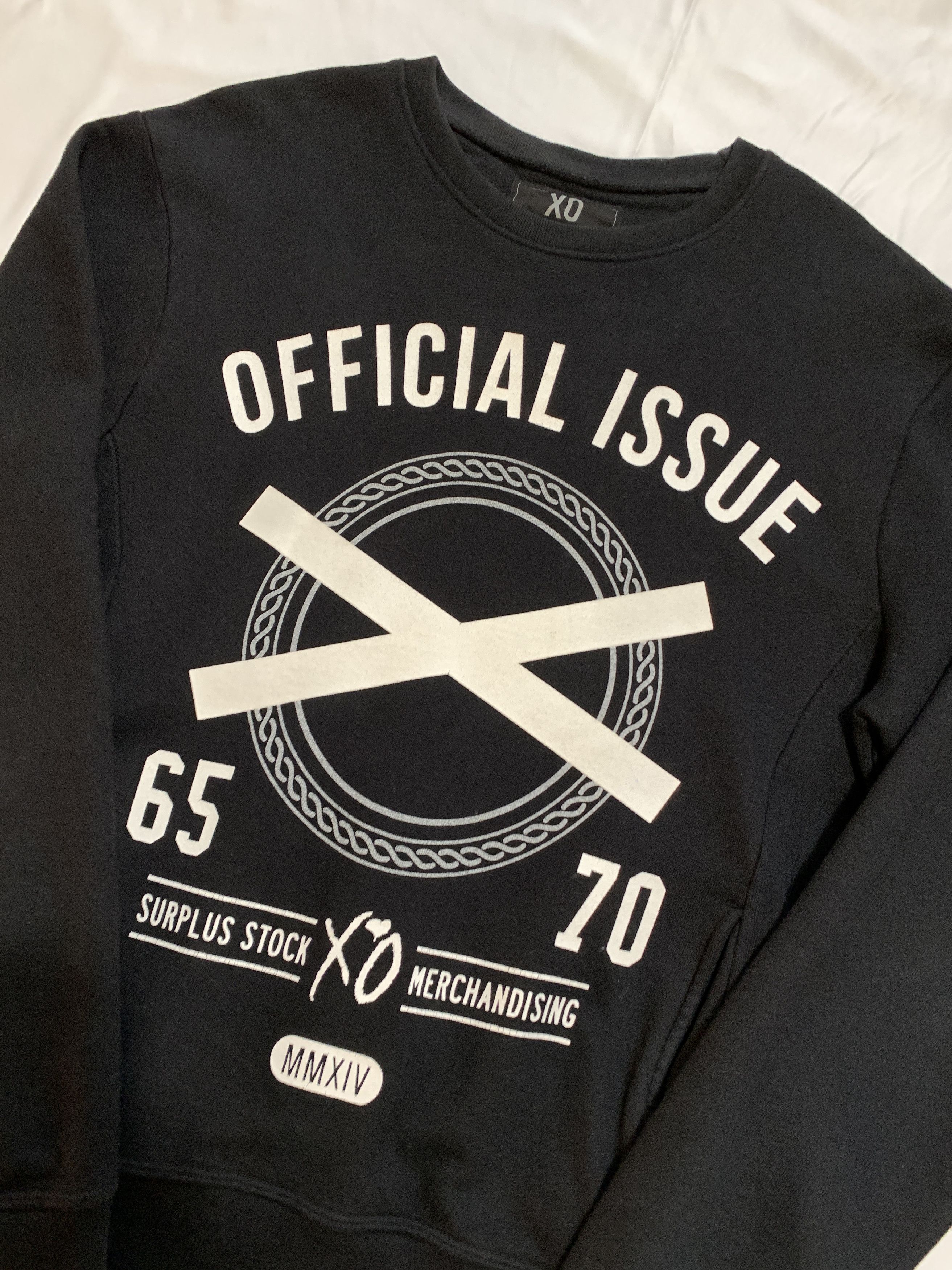 The Weeknd *RARE GRAIL* Official Issue XO Cut & Sew Crewneck 2014 Size US M / EU 48-50 / 2 - 11 Thumbnail