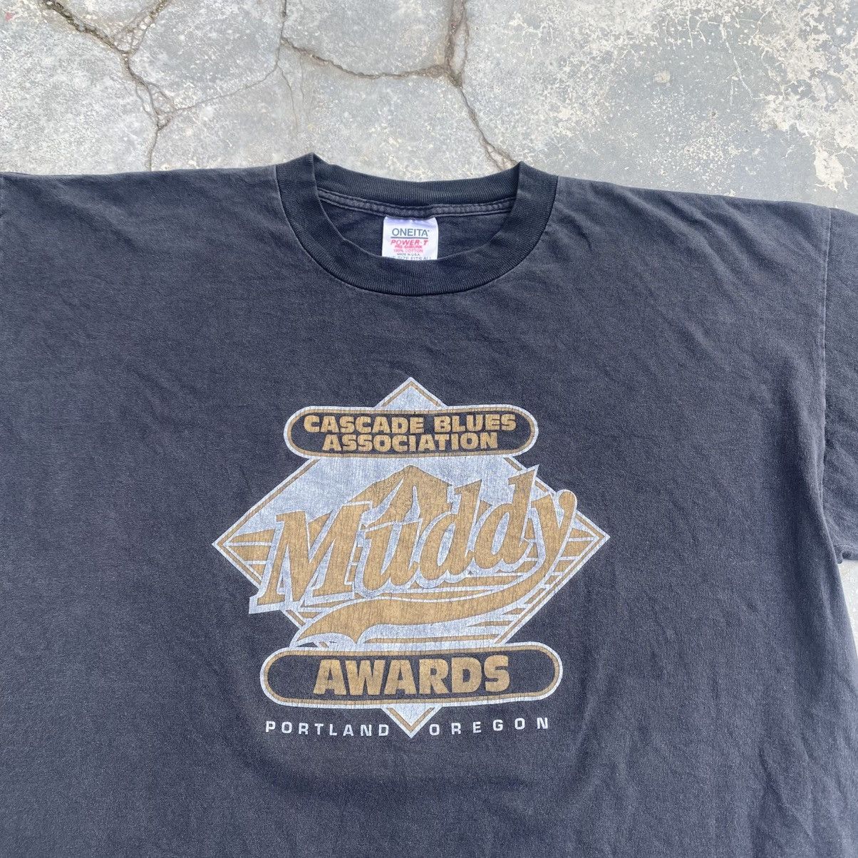 Rap Tees Rare Cascade Blues Association MUDDY AWARDS tee Size US XL / EU 56 / 4 - 5 Thumbnail