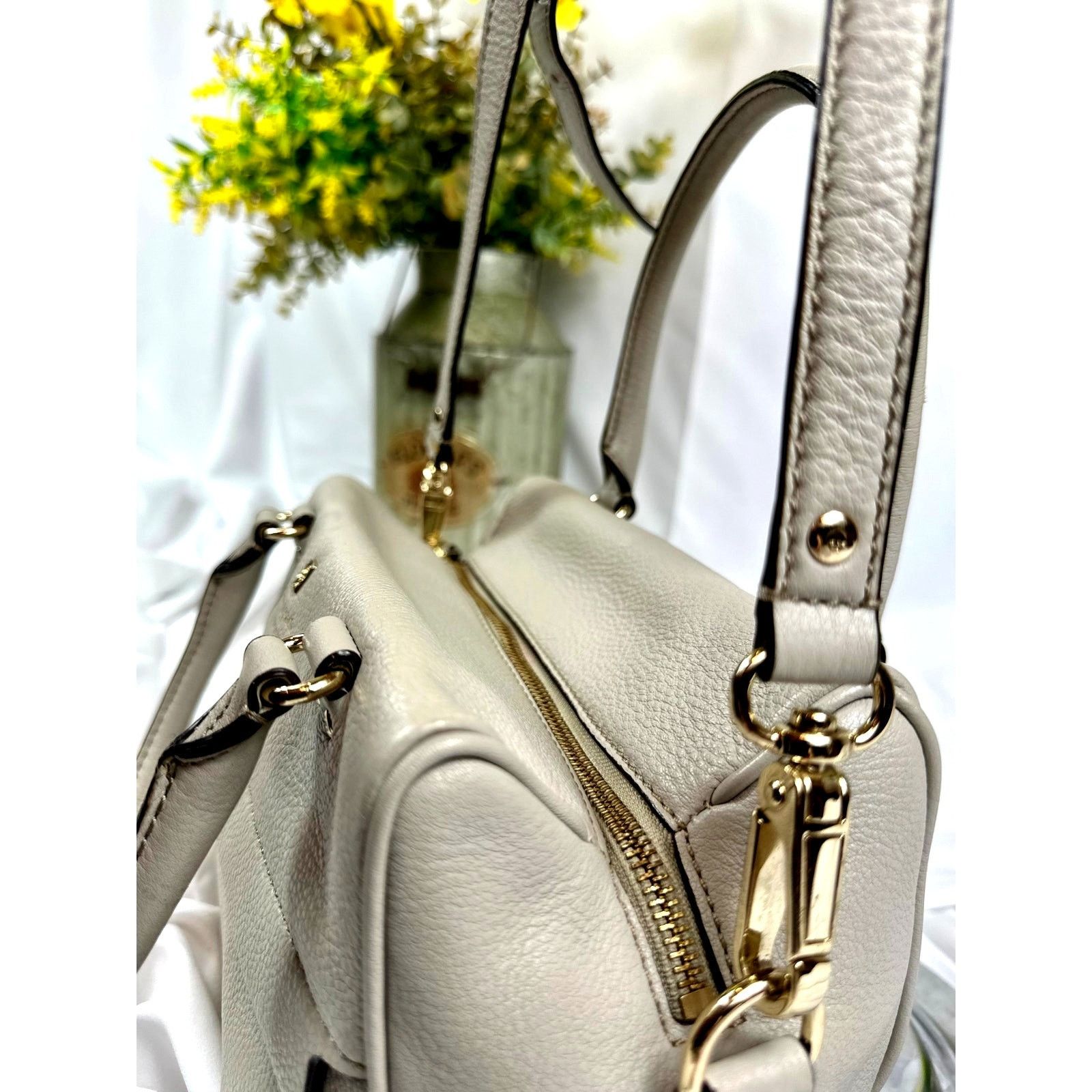 Kate Spade Kate Spade Grant Park Hadlen Crossbody Leather Moussfrost Size ONE SIZE - 5 Thumbnail