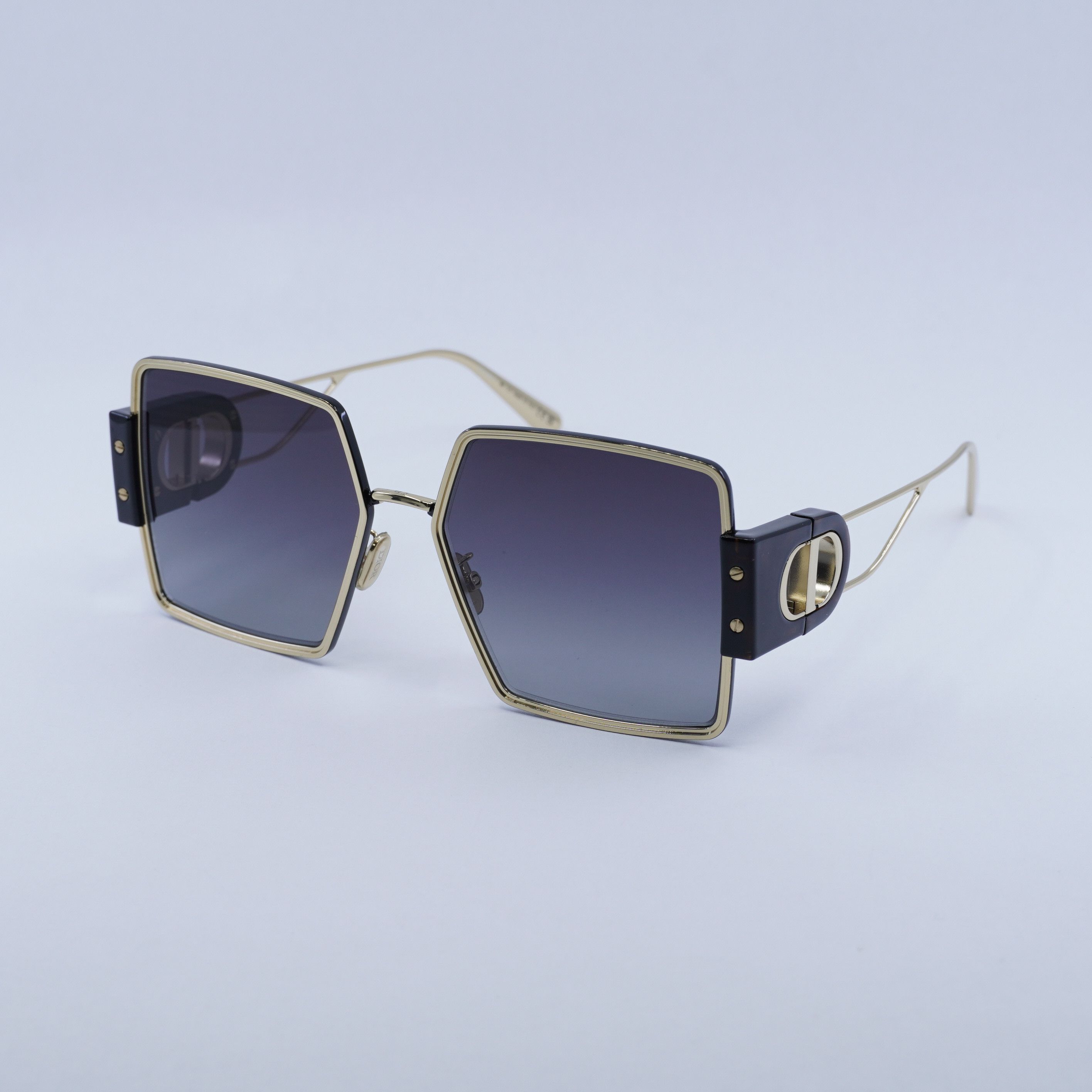 Dior Dior 30MONTAIGNE S4U B4A1 Sunglasses Gold Square Frame Size ONE SIZE - 7 Thumbnail
