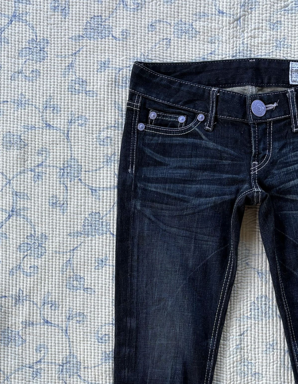 SLY Japanese SLY Glamour Guarented Streetwear Flared Denim Size US 30 / EU 46 - 4 Thumbnail