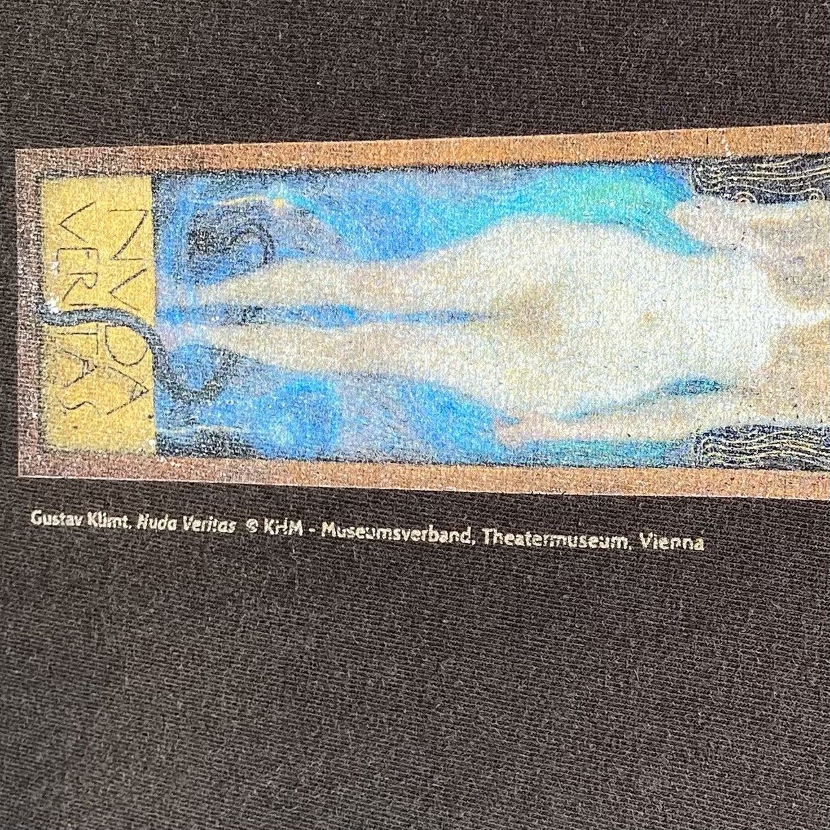 Arts & Science Vintage Gustav Klimt Nuda Veritas Art Tee Vienna Japan 1900 Size US M / EU 48-50 / 2 - 11 Thumbnail