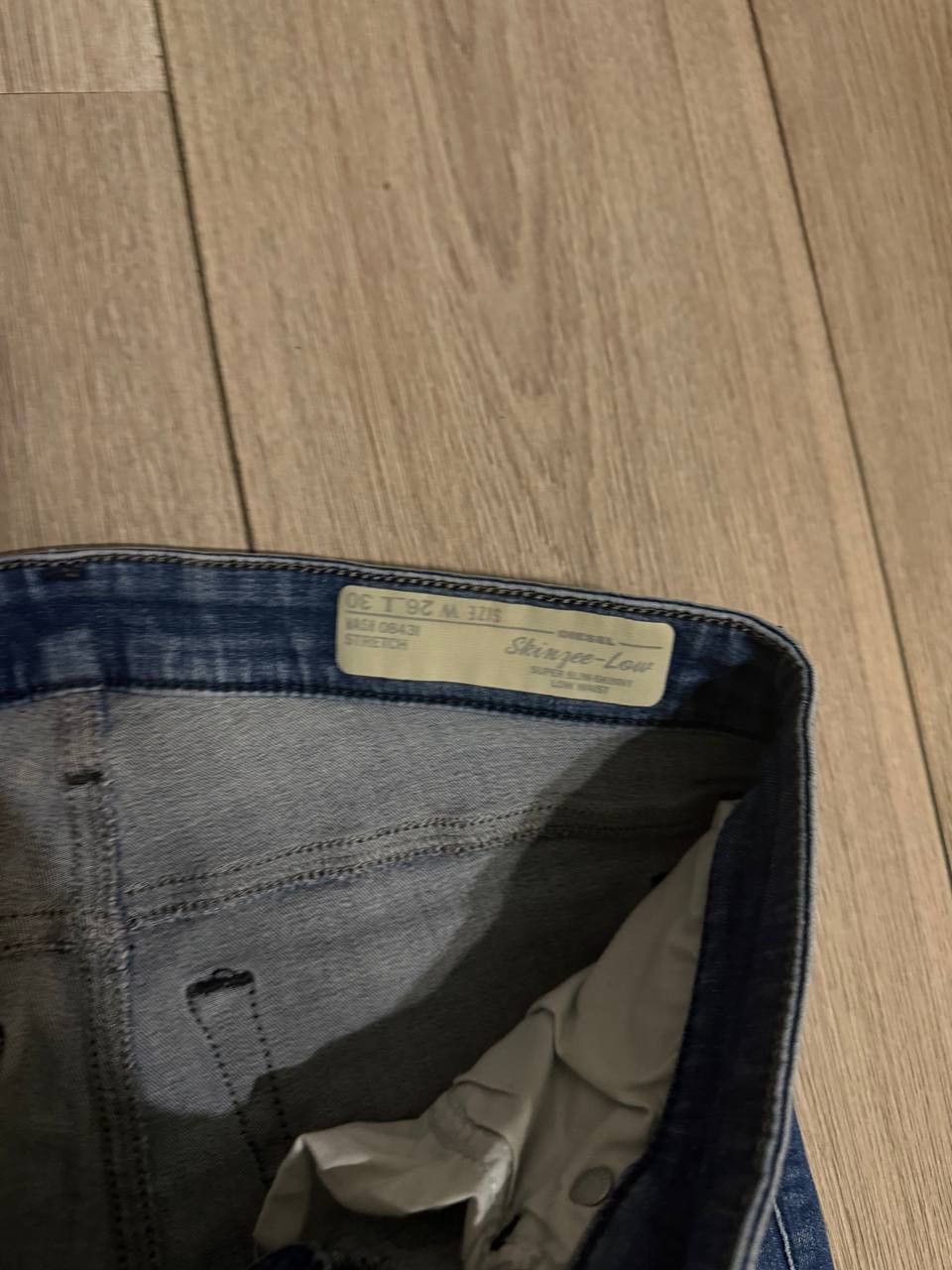 Diesel Diesel Jeans Skinzee Low W26 L30 Super Slim Skinny Blue Size 26" / US 2 / IT 38 - 4 Thumbnail
