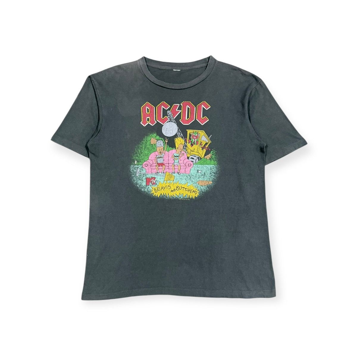 AC/DC Vtg🔥1996 Acdc X Beavis & Butt-head Tee Size US M / EU 48-50 / 2 - 1 Thumbnail