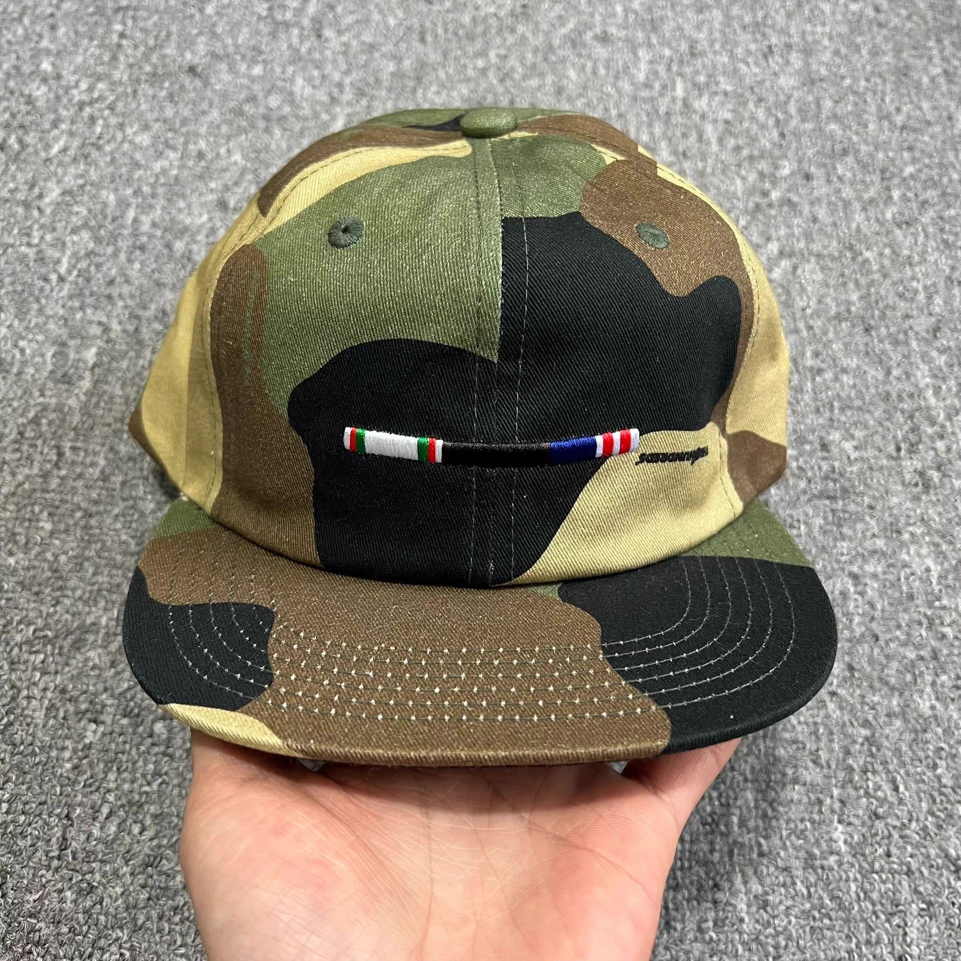 The Hundreds The Hundreds BombCamouflageEmbroidered Baseball Visor Q7 Size ONE SIZE - 1 Thumbnail