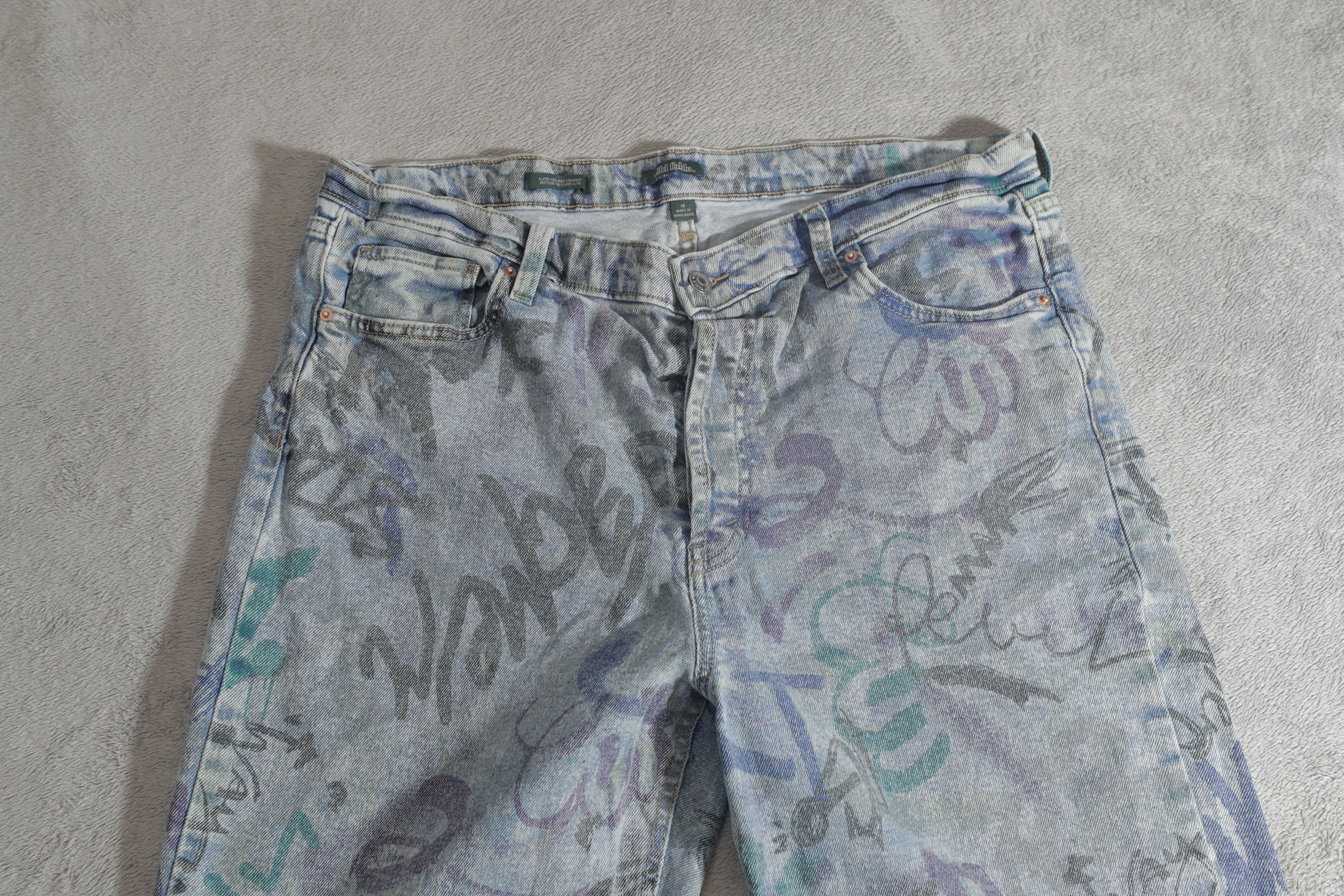 Vintage Wild Fable Super High Rise Straight Recto de Tiro Pants (18) Size 40" / US 18 - 5 Thumbnail