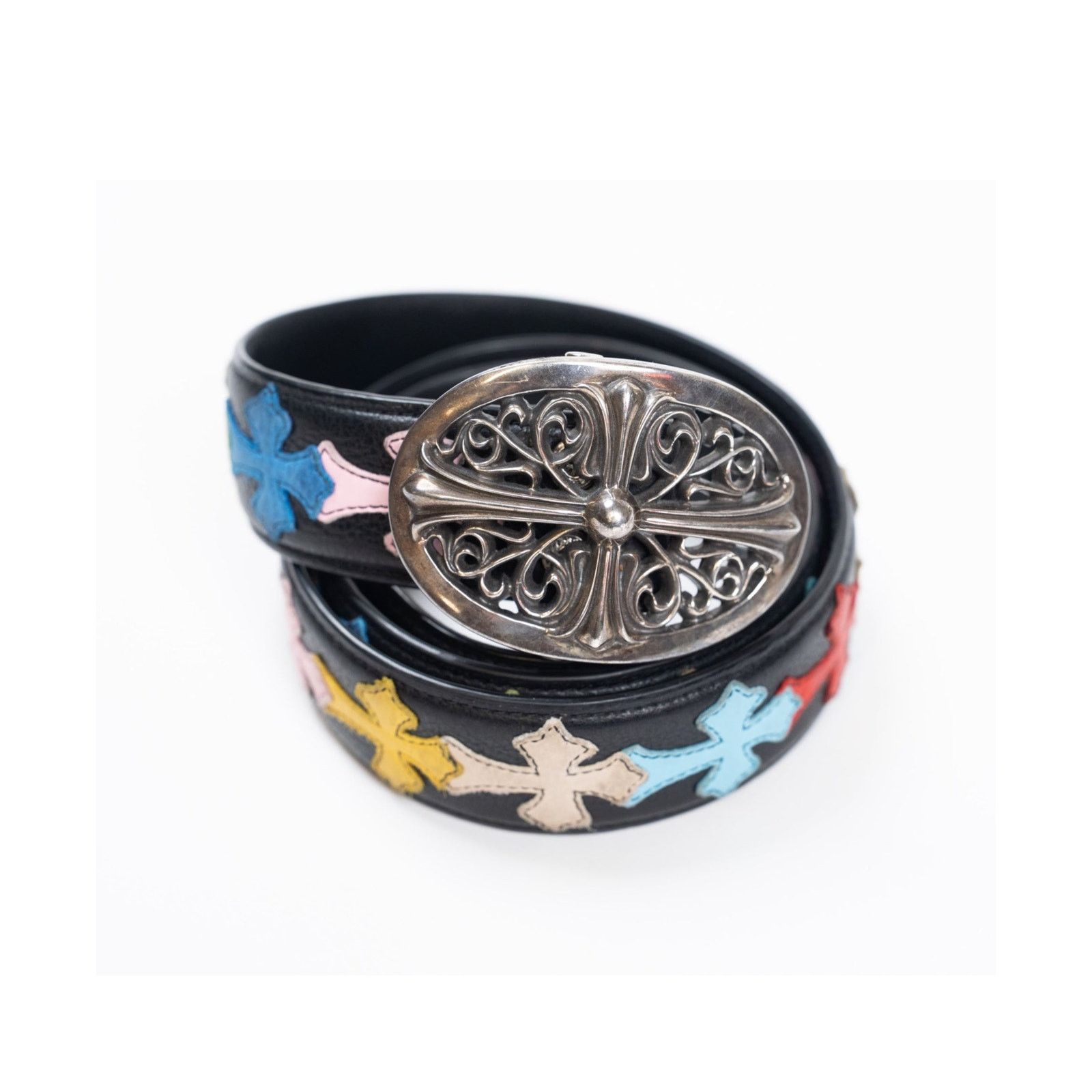 Chrome Hearts Silver Oval Belt Buckle Size ONE SIZE - 3 Thumbnail
