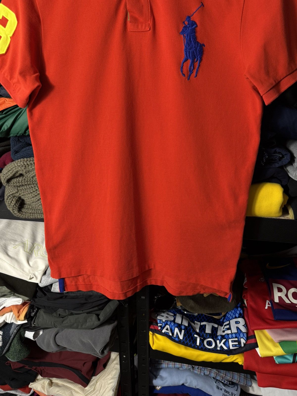 Polo Ralph Lauren Ralph Lauren Polo Shirt Big Pony #3 Custom Fit Size M Size US M / EU 48-50 / 2 - 3 Thumbnail