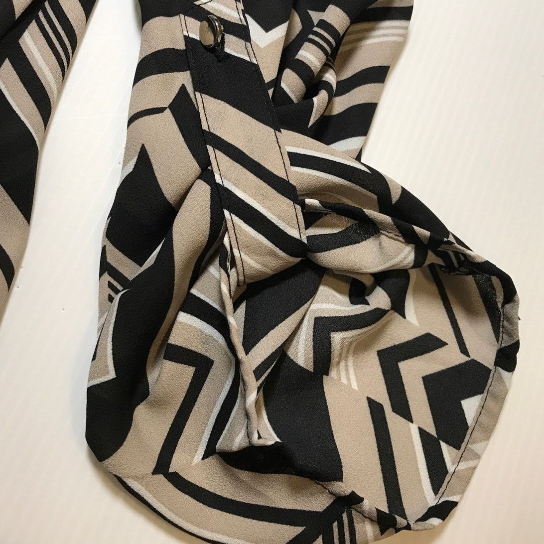 Other Est 1945 Chevron Sheer V-Neck Long Sleeves Blouse M Size M / US 6-8 / IT 42-44 - 8 Thumbnail