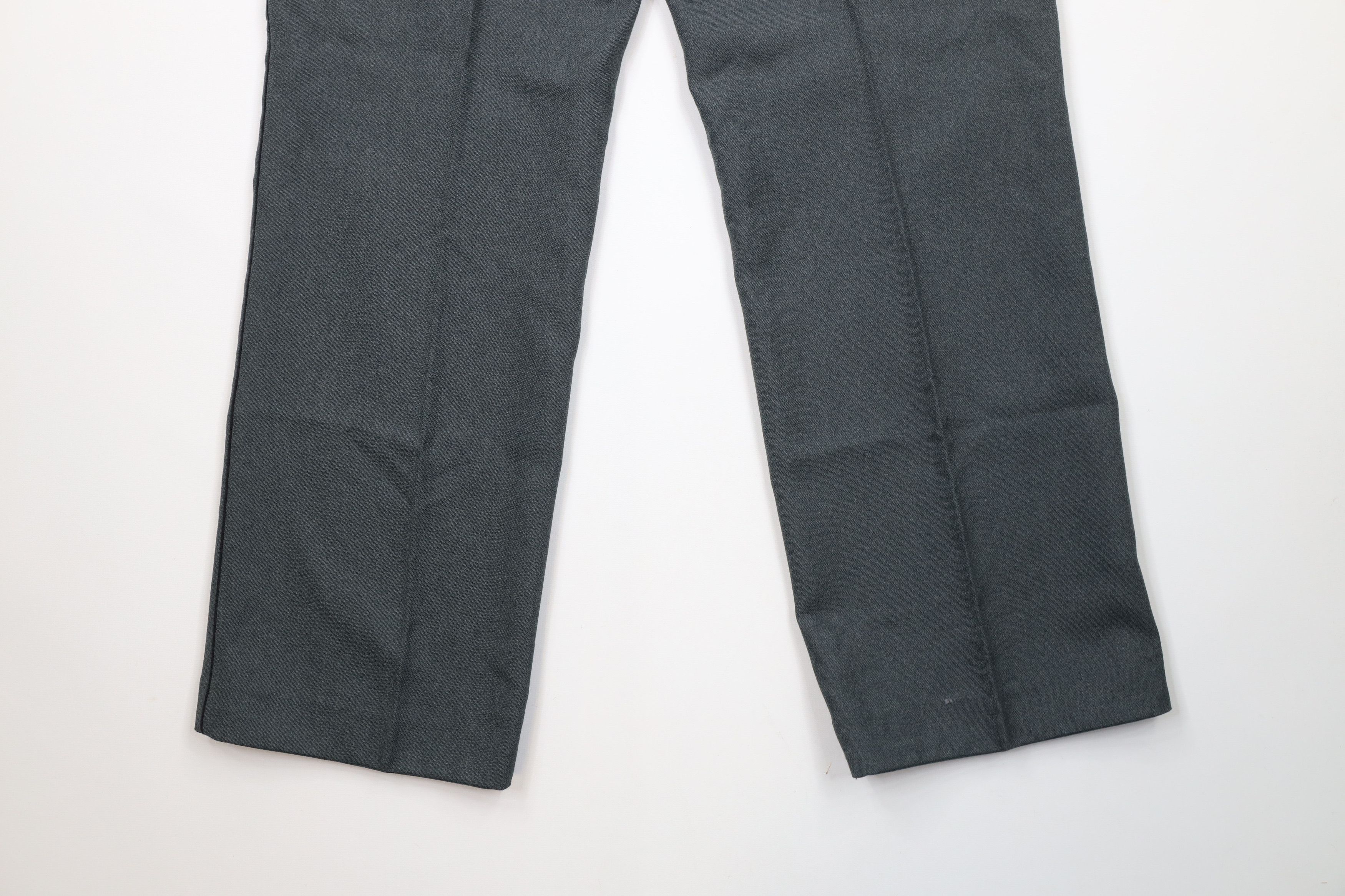 Vintage Vintage 80s Military Wool Button Fly Wide Leg Pants Green Size US 34 / EU 50 - 13 Thumbnail