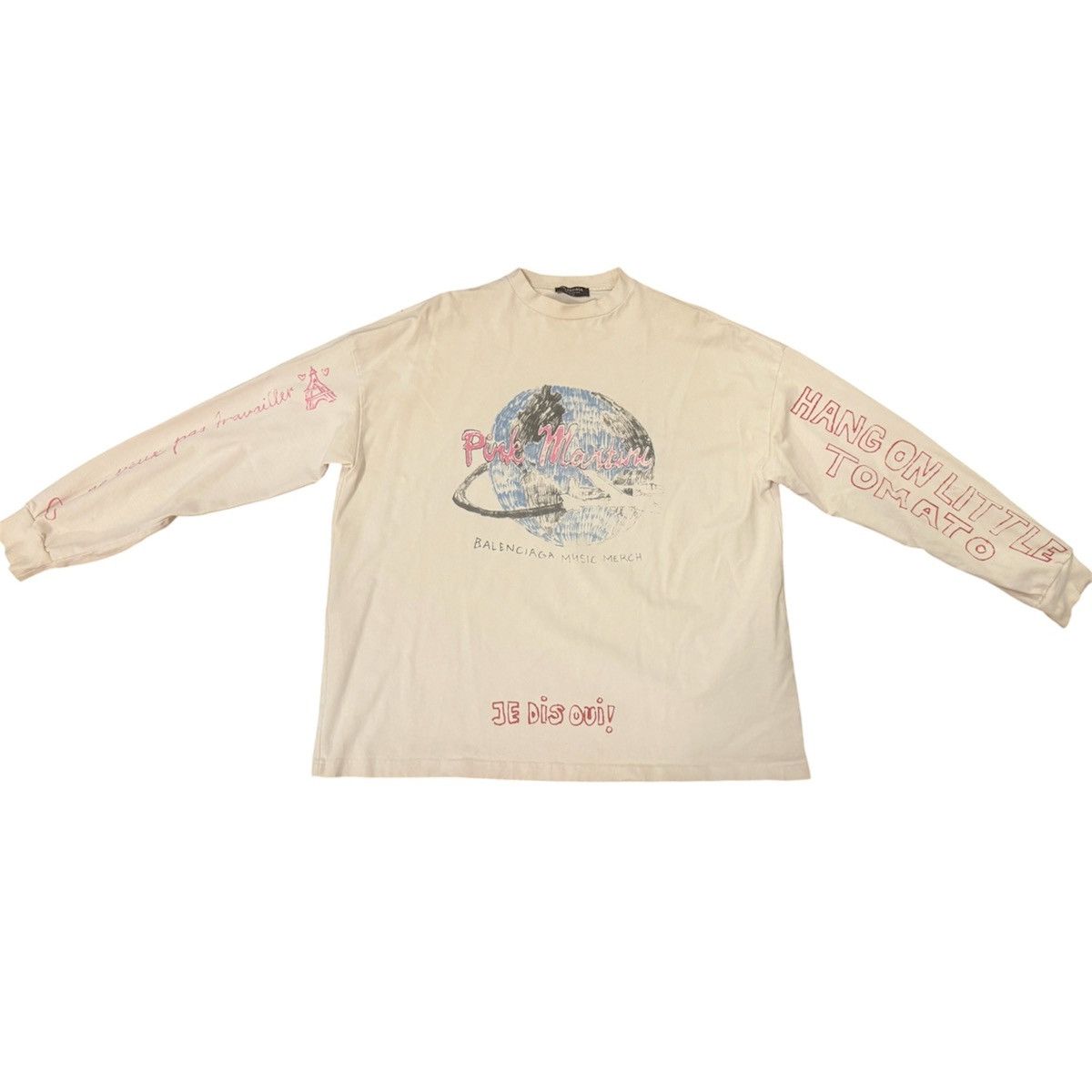 Balenciaga Balenciaga Pink Martini longsleeve | Grailed