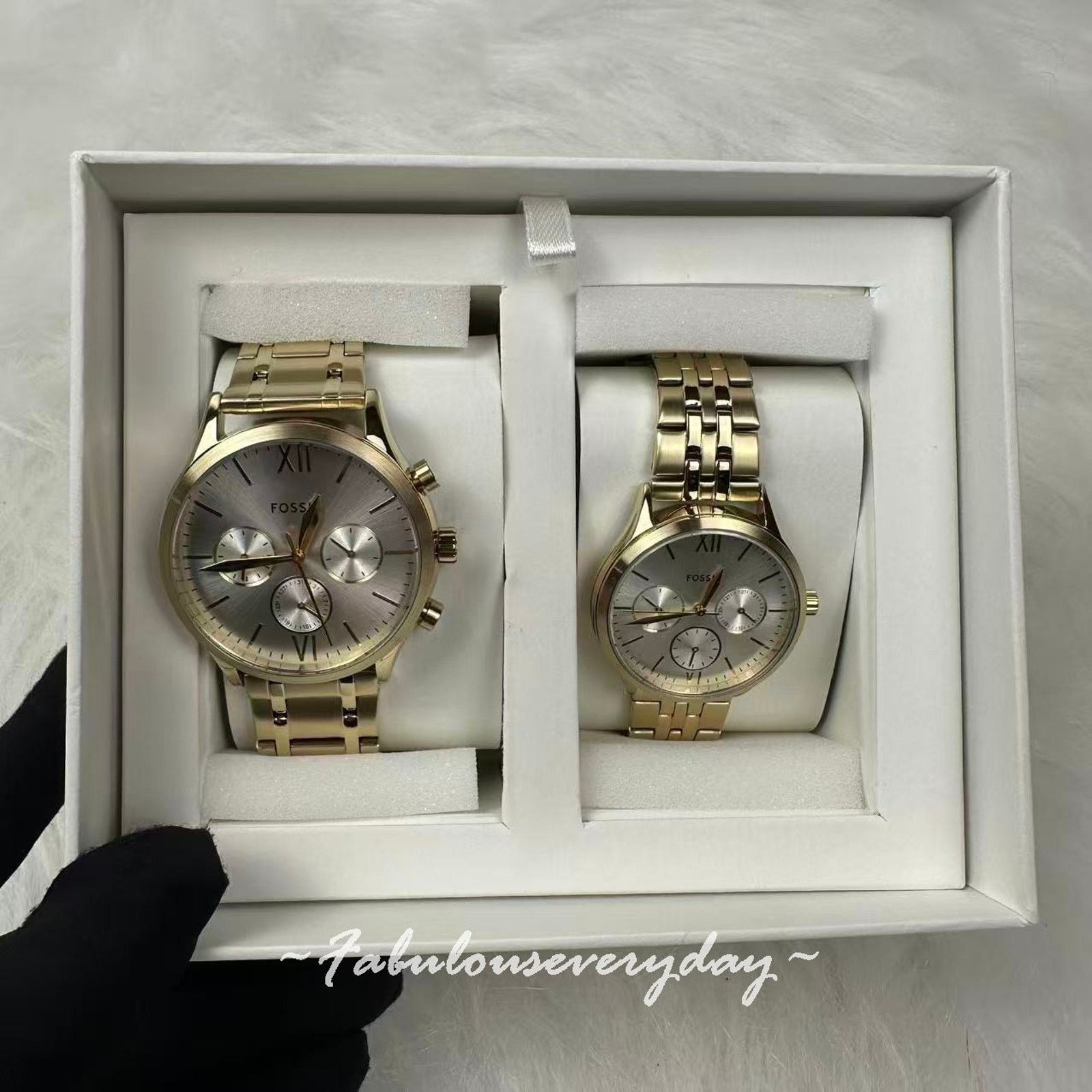 Fossil FOSSIL Fenmore Multifunction Gold-Tone Stainless Steel Watch Size ONE SIZE - 2 Thumbnail
