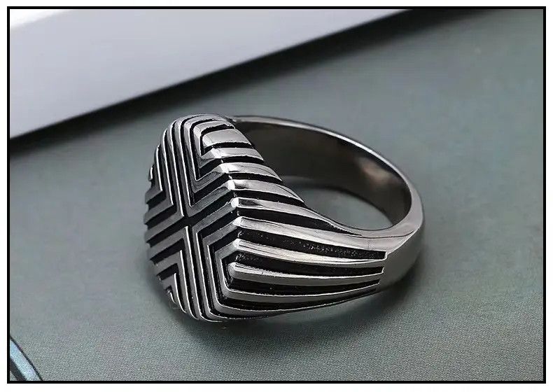 Jewelry Fashion Retro Men's Ring Size ONE SIZE - 5 Thumbnail
