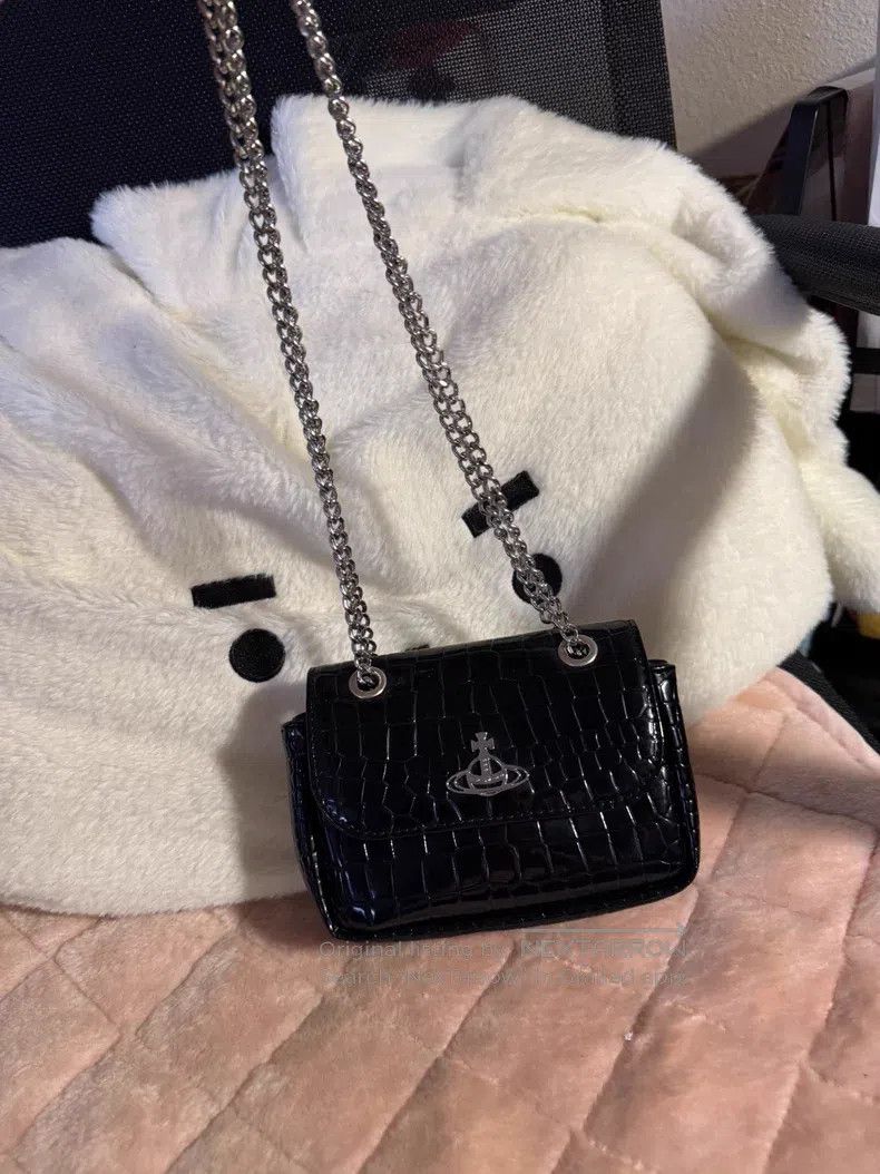 Vivienne Westwood size os Mini Junk Bag Vintage Crocodile
