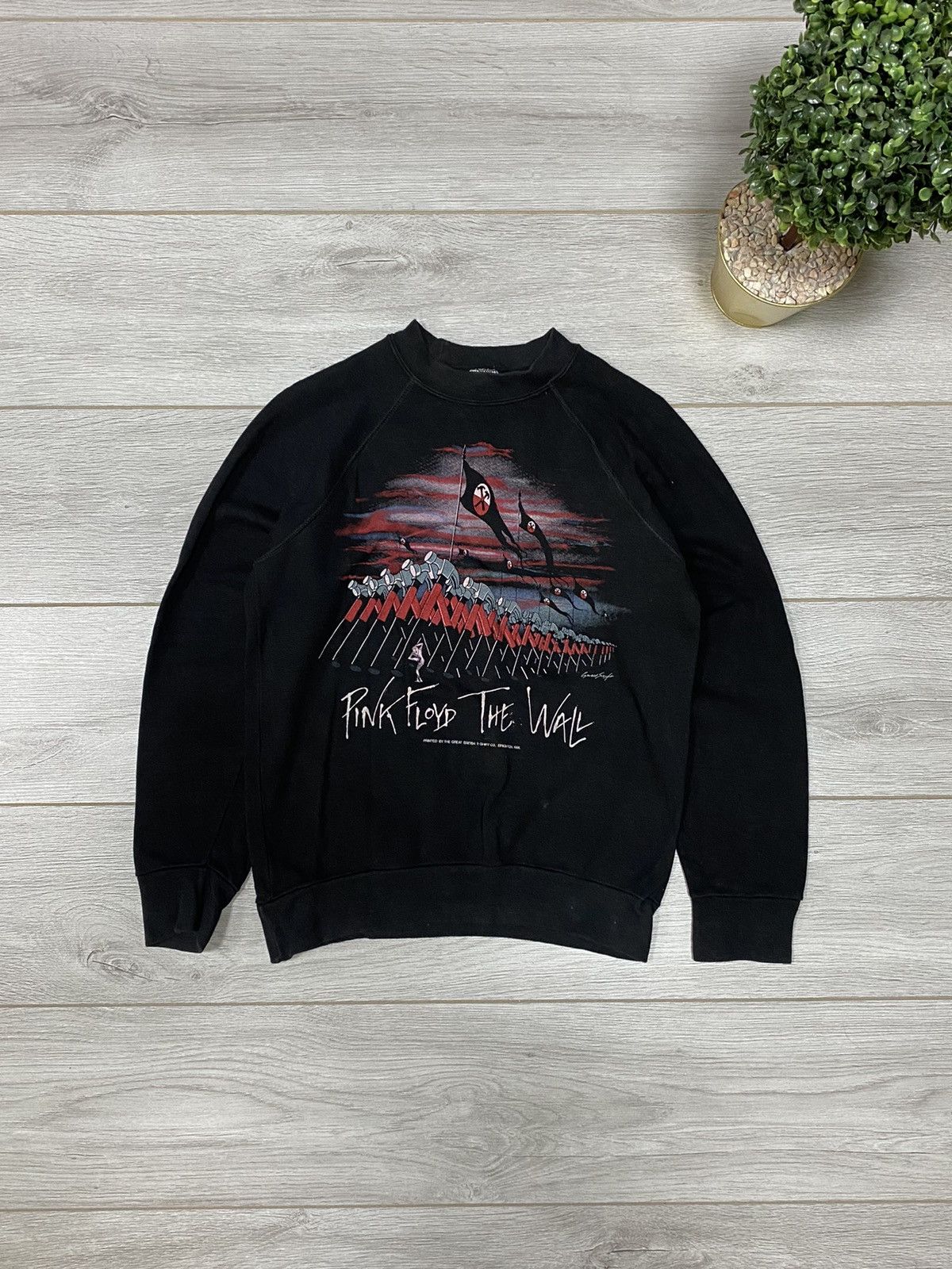 Vintage Pink Floyd 1981 the wall vintage sweatshirt Size US M / EU 48-50 / 2 - 1 Thumbnail