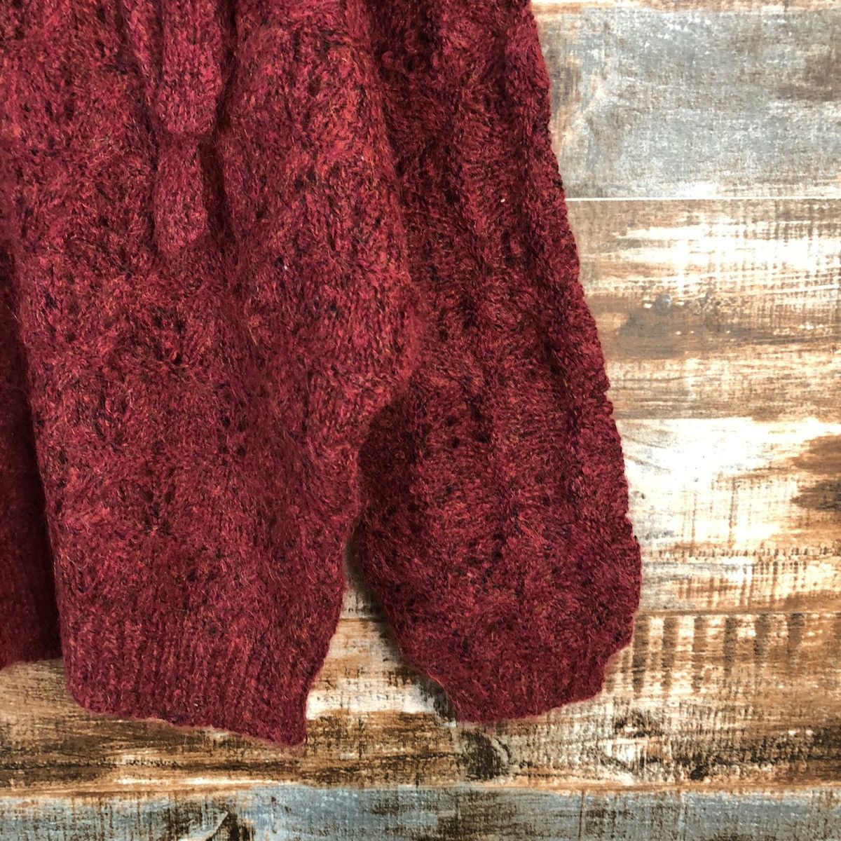 Homespun Knitwear × Japanese Brand Japanese Brand vintage Red Knitwear #A2245 Size M / US 6-8 / IT 42-44 - 8 Thumbnail