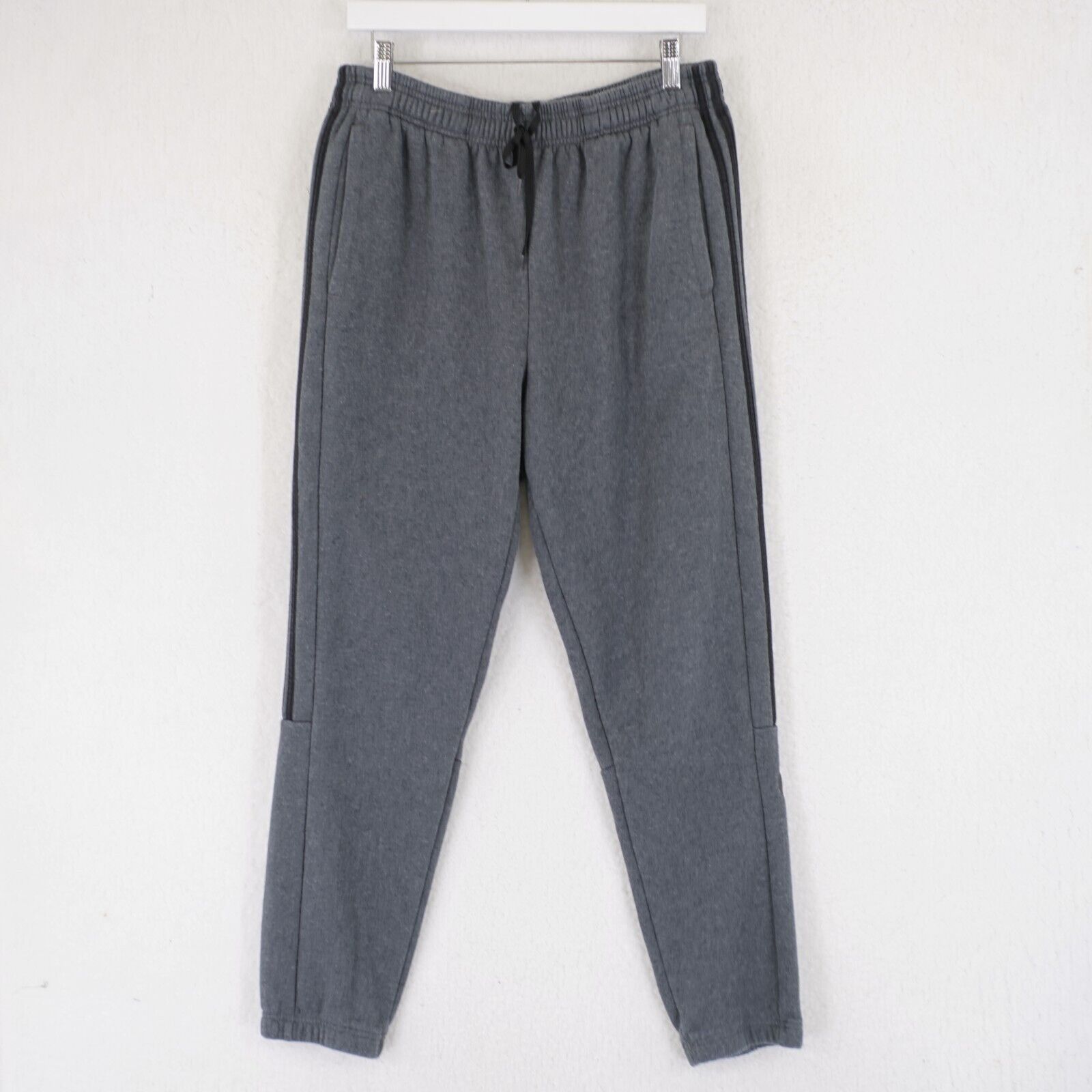 Adidas Adidas Gray Sweatpants 3 Stripe Large High Rise 31/30 High R Size US 31 - 1 Thumbnail