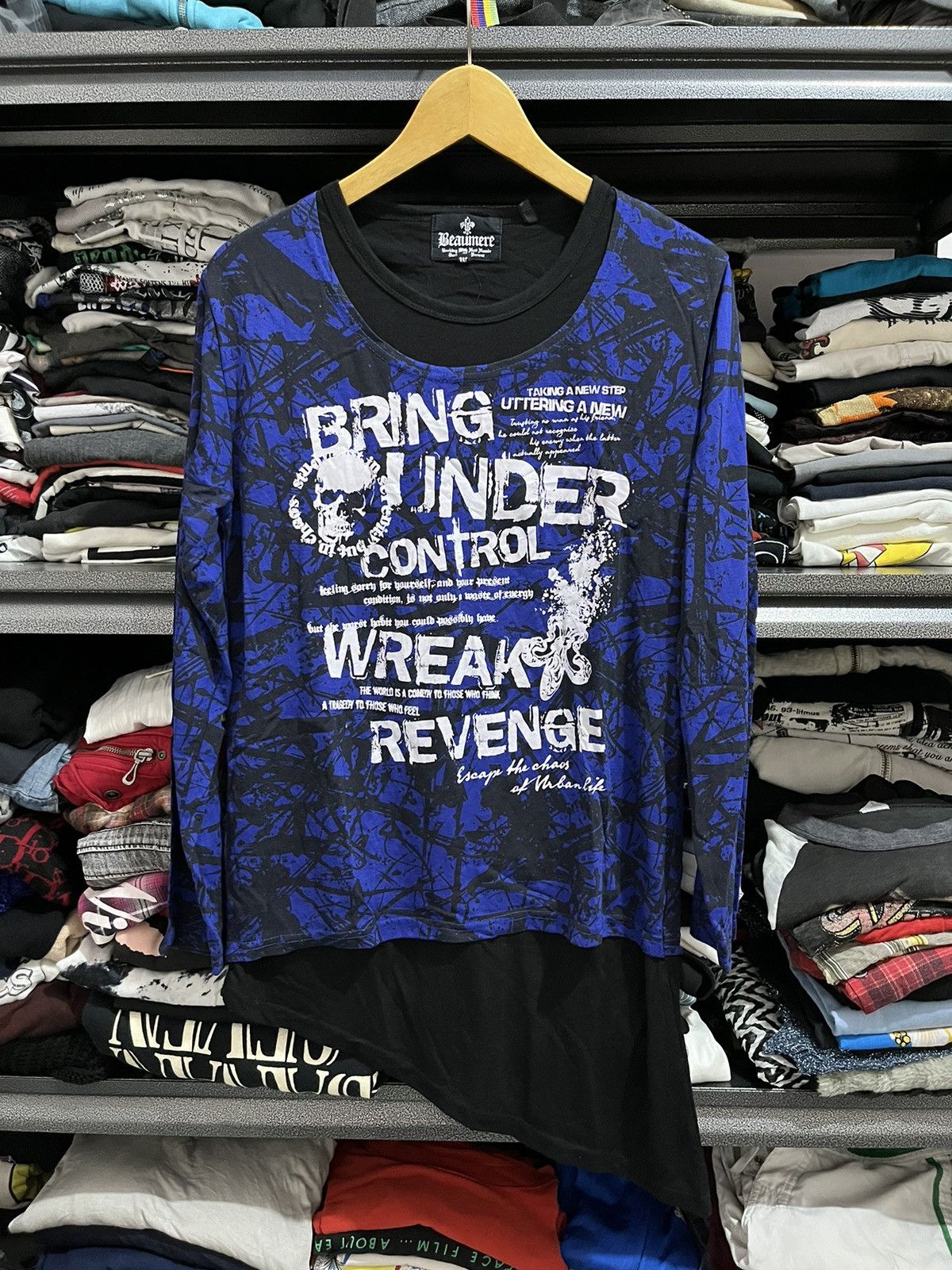 If Six Was Nine × Japanese Brand × Le Grande Bleu (L.G.B.) Beaumere poem double layer Size US S / EU 44-46 / 1 - 1 Thumbnail