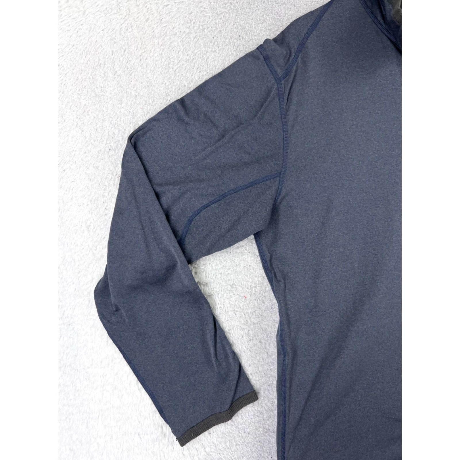 The North Face The North Face Sweater Mens Large Blue Long Sleeve 1/4 Zip Polyester Read Size US L / EU 52-54 / 3 - 3 Thumbnail
