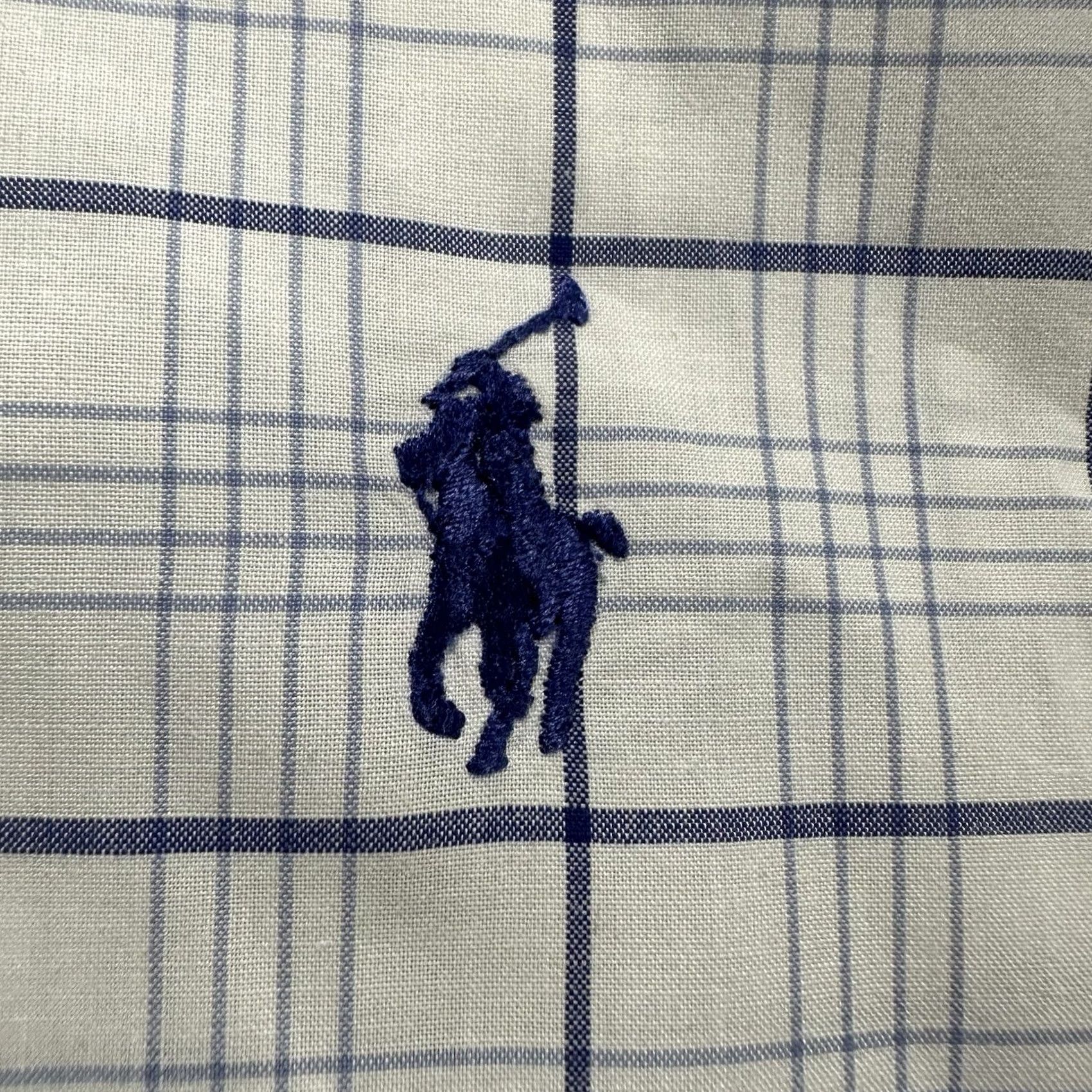 Polo Ralph Lauren VINTAGE Polo Ralph Lauren Shirt Mens L White Plaid Button-Up Size US L / EU 52-54 / 3 - 5 Thumbnail
