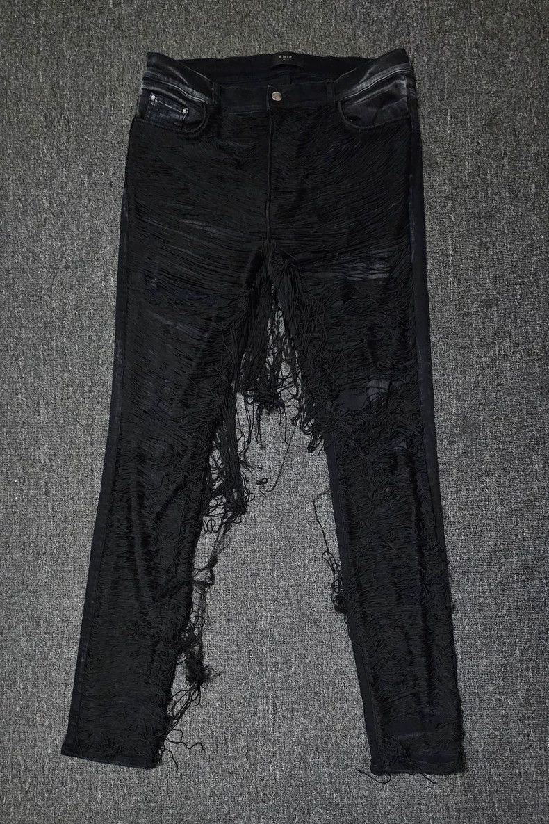 Amiri Amiri Fringe Denim Pants Size US 38 / EU 54 - 4 Thumbnail