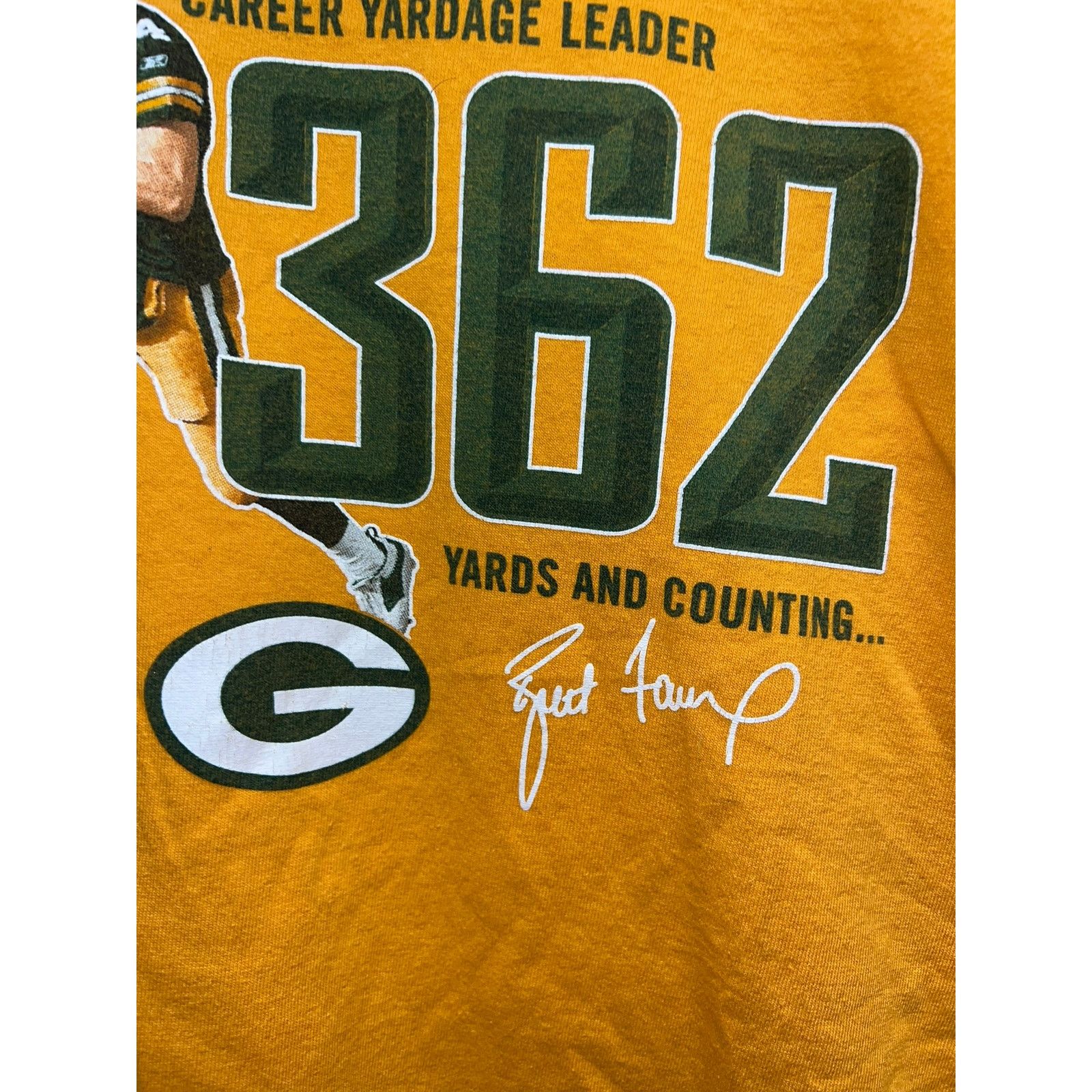 Reebok Vintage Brett Favre Shirt NFL Career Green Bay Packers XL Size US XL / EU 56 / 4 - 4 Thumbnail