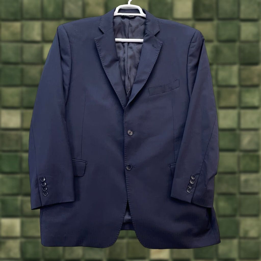 Ermenegildo Zegna Blazer Men 44R Two Button Wool Silk Sport Coat Jacket Shirt?