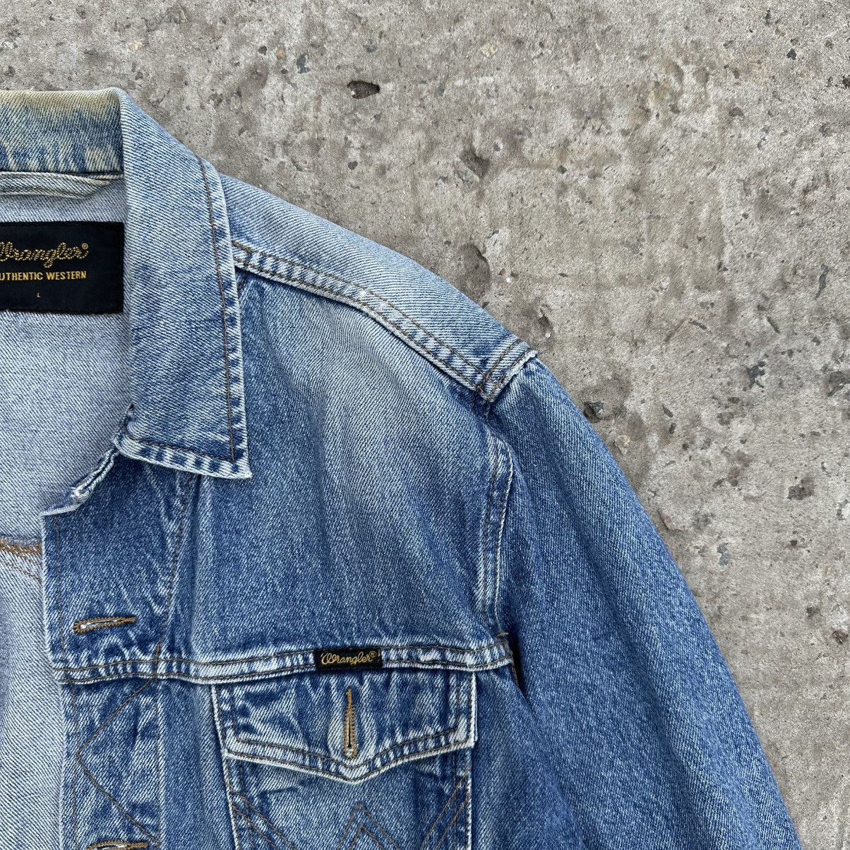 Wrangler VTG Japanese Style Wrangler Denim Jacket Bomber Y2K 80s Size US L / EU 52-54 / 3 - 4 Thumbnail