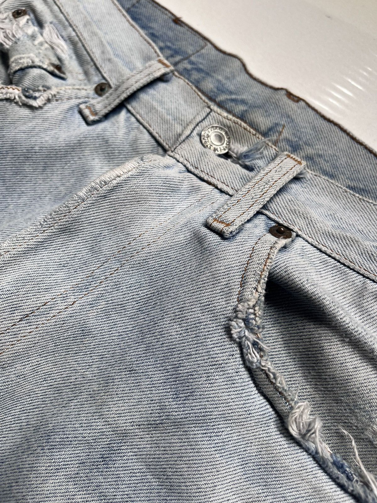 Levi's Levi's 501 Valencia 555 Distressed Jeans Size US 30 / EU 46 - 4 Thumbnail