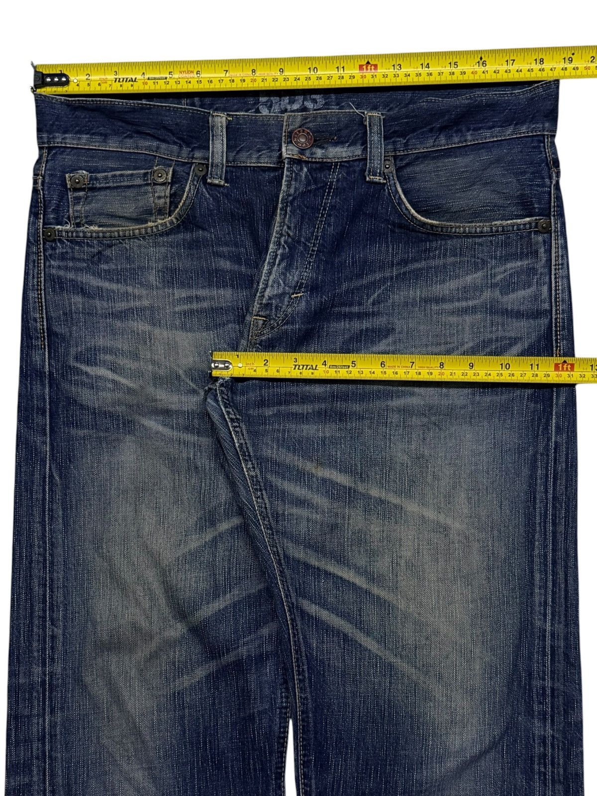 Edwin Vintage Edwin 503 Blue Trip Japan | Relaxed Straight | W37 Size US 37 - 17 Thumbnail