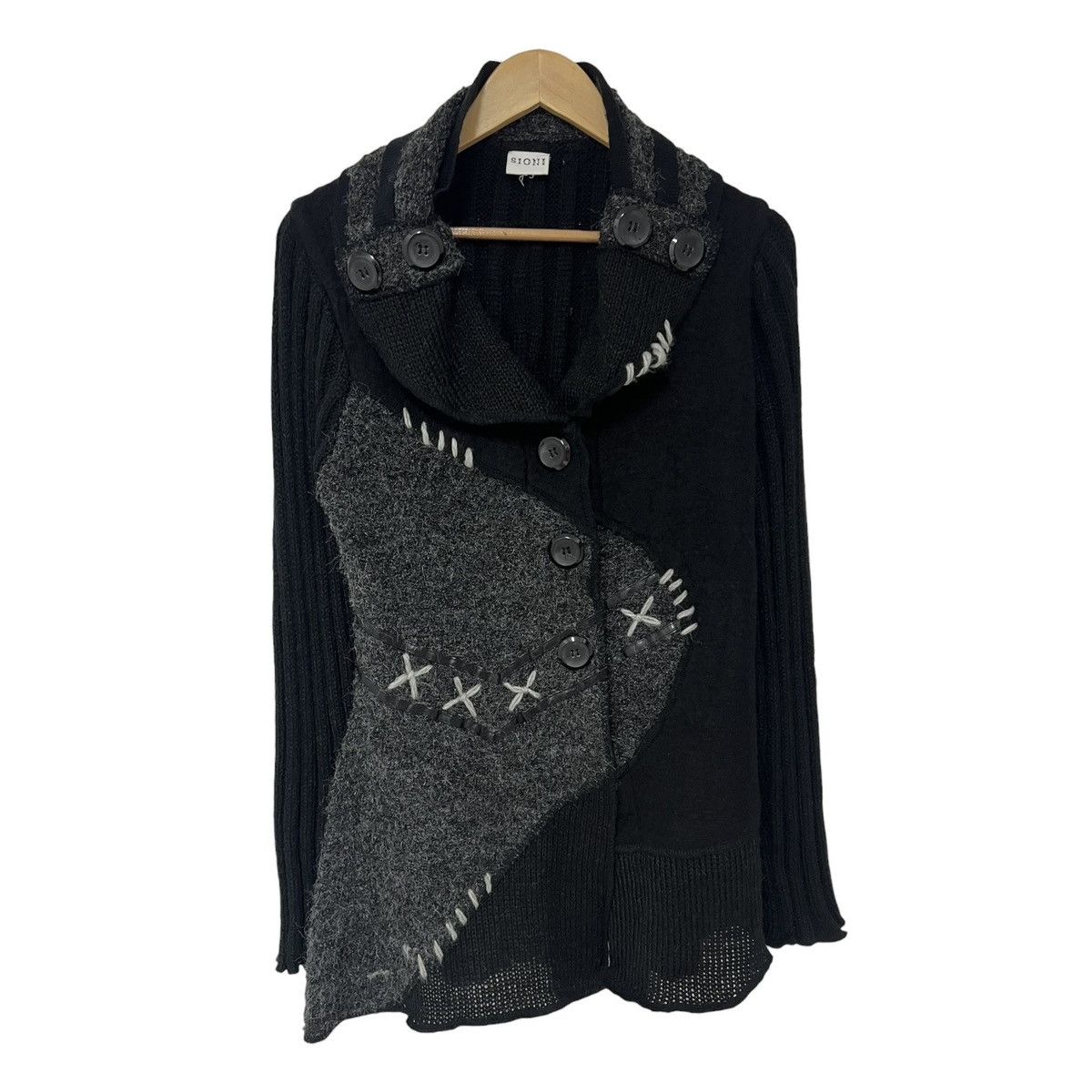 Japanese Brand Sioni stitch cardigan Size US M / EU 48-50 / 2 - 1 Thumbnail