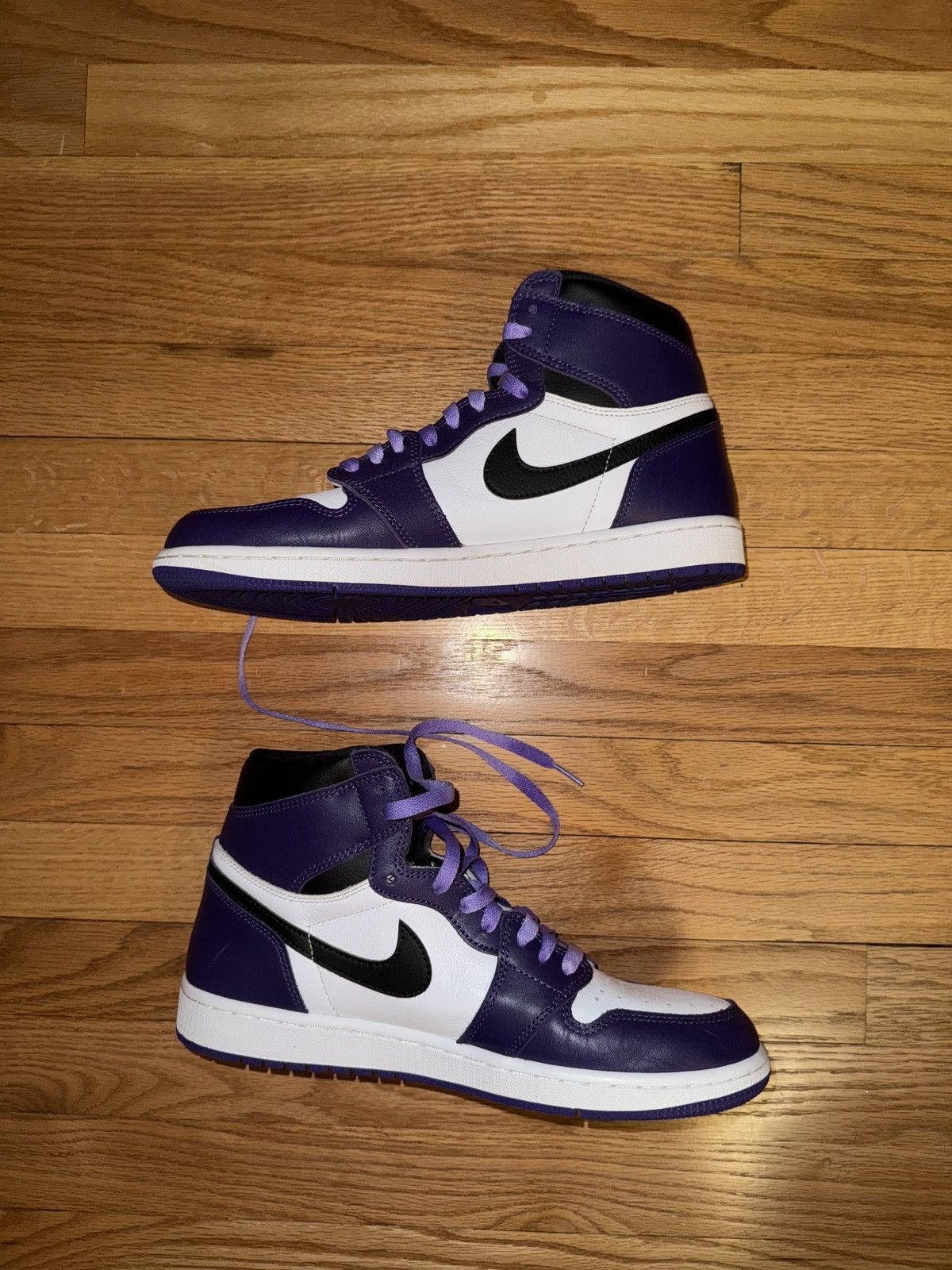 Jordan Brand × Nike Jordan 1 Court Purple 2.0 Sz11 Size US 11 / EU 44 - 2 Thumbnail