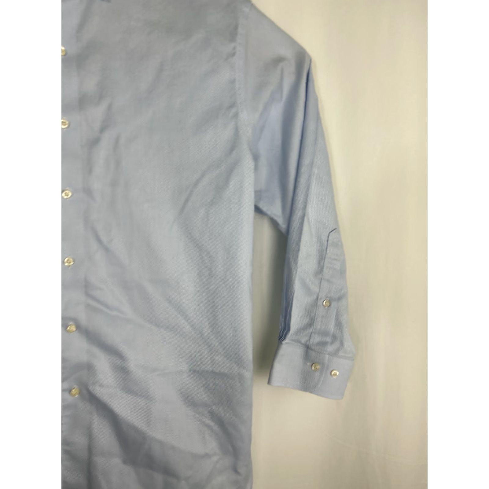 Brooks Brothers Brooks Brothers Dress Shirt Blue Slim Button-Down 17 2/3 Long Sleeve Cotton Mens Size US XL / EU 56 / 4 - 4 Thumbnail